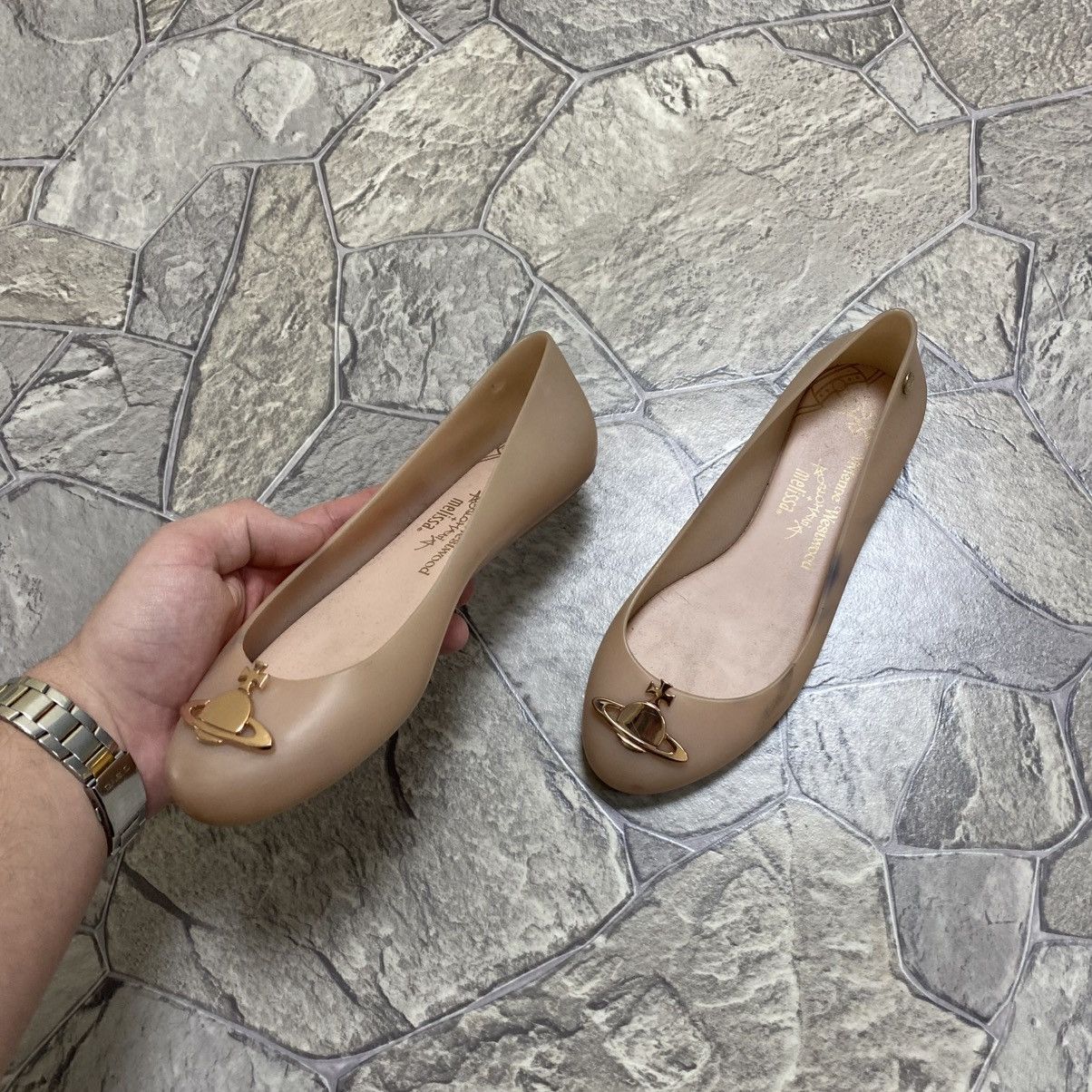 Vivienne Westwood Vivienne Westwood Mellisa Anglomania Balet Orb Flats Size US 7 / IT 37 - 3 Thumbnail