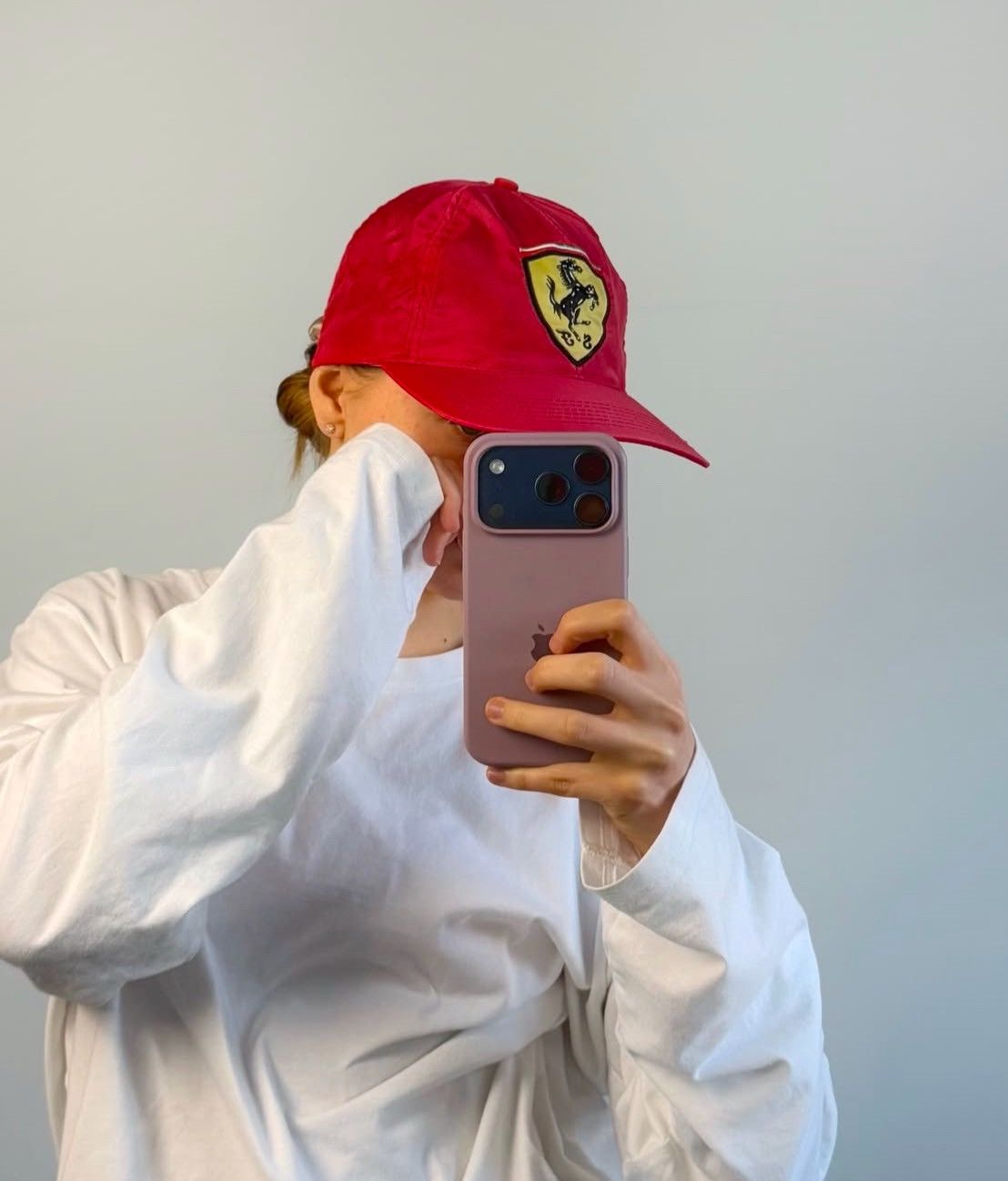 Ferrari Vintage red cap hats formula 1 Ferrari nylon Size ONE SIZE - 2 Thumbnail
