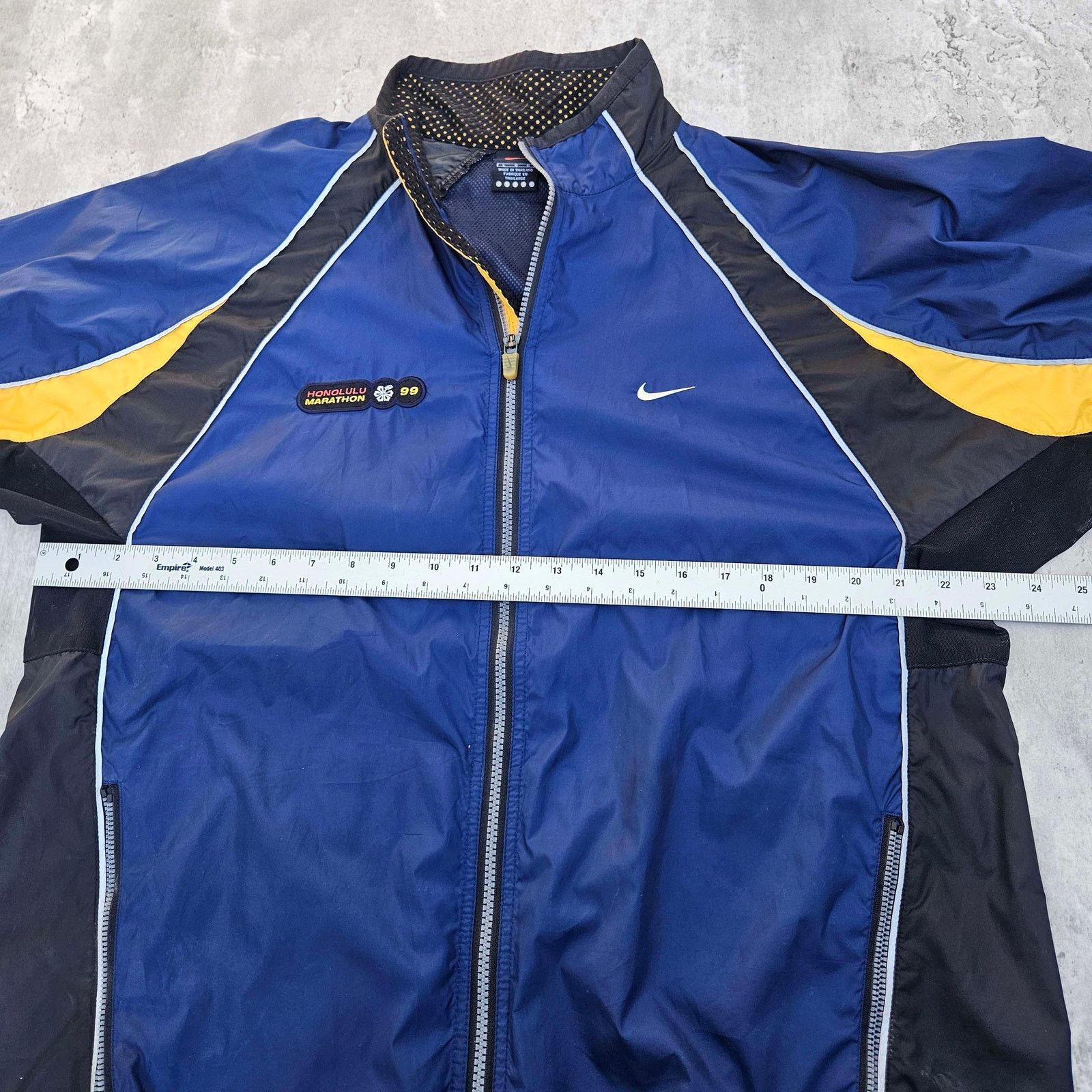 Nike Vintage 90s Nike Mens Wind Breaker Sz L Honolulu Marathon Size US L / EU 52-54 / 3 - 6 Thumbnail