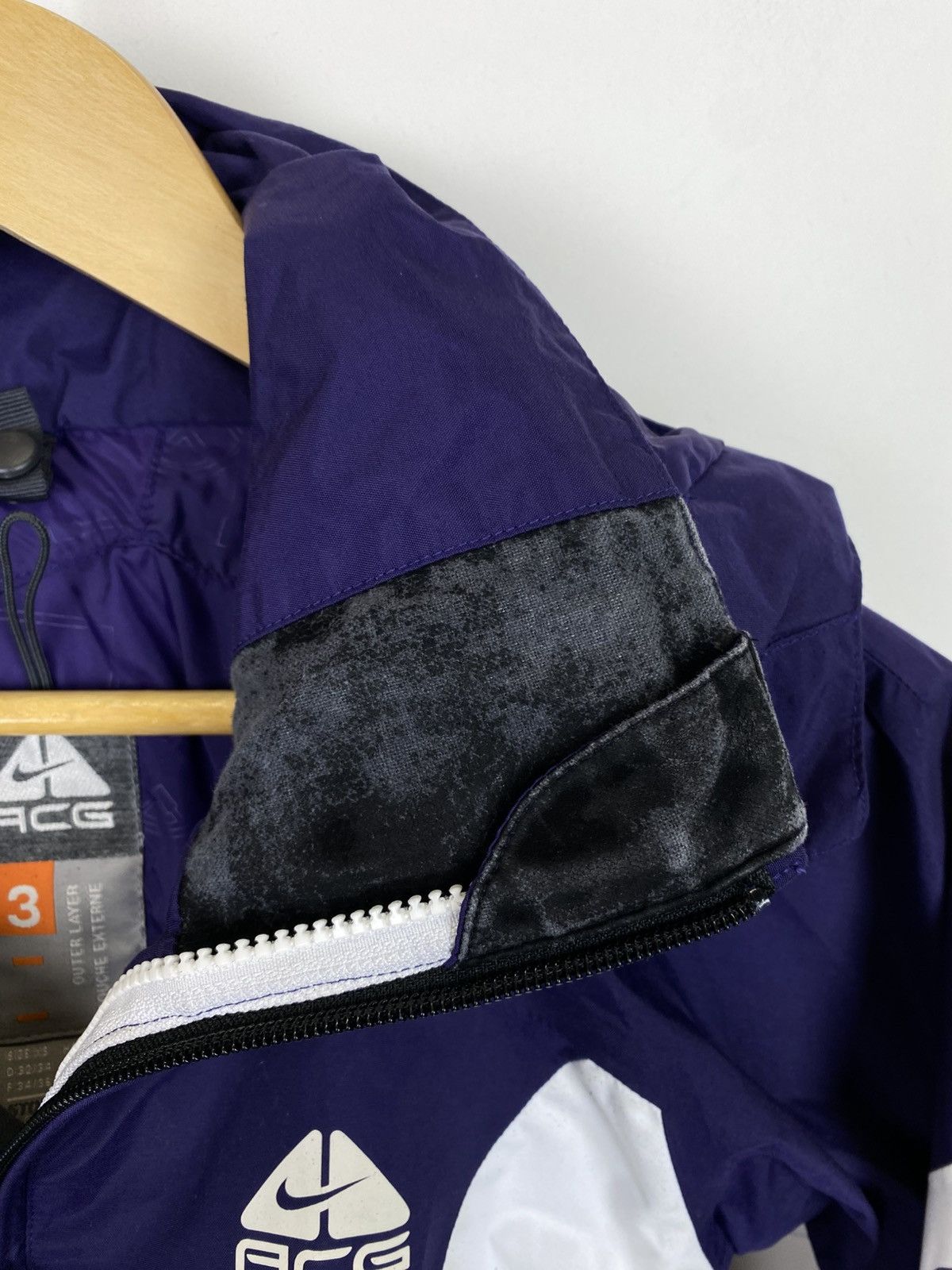 Vintage Nike ACG Storm Fit Outer Ski Externe Zip Jacket Purple Women Size XS / US 0-2 / IT 36-38 - 12 Thumbnail