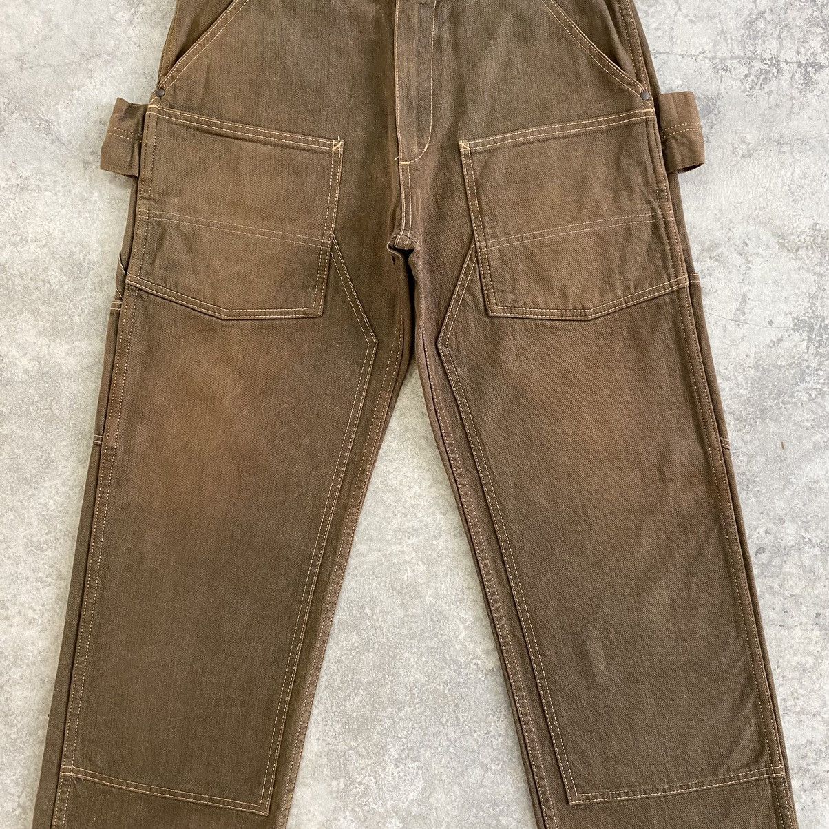 Bape × Vintage Double Knee Denim Size US 31 - 6 Thumbnail