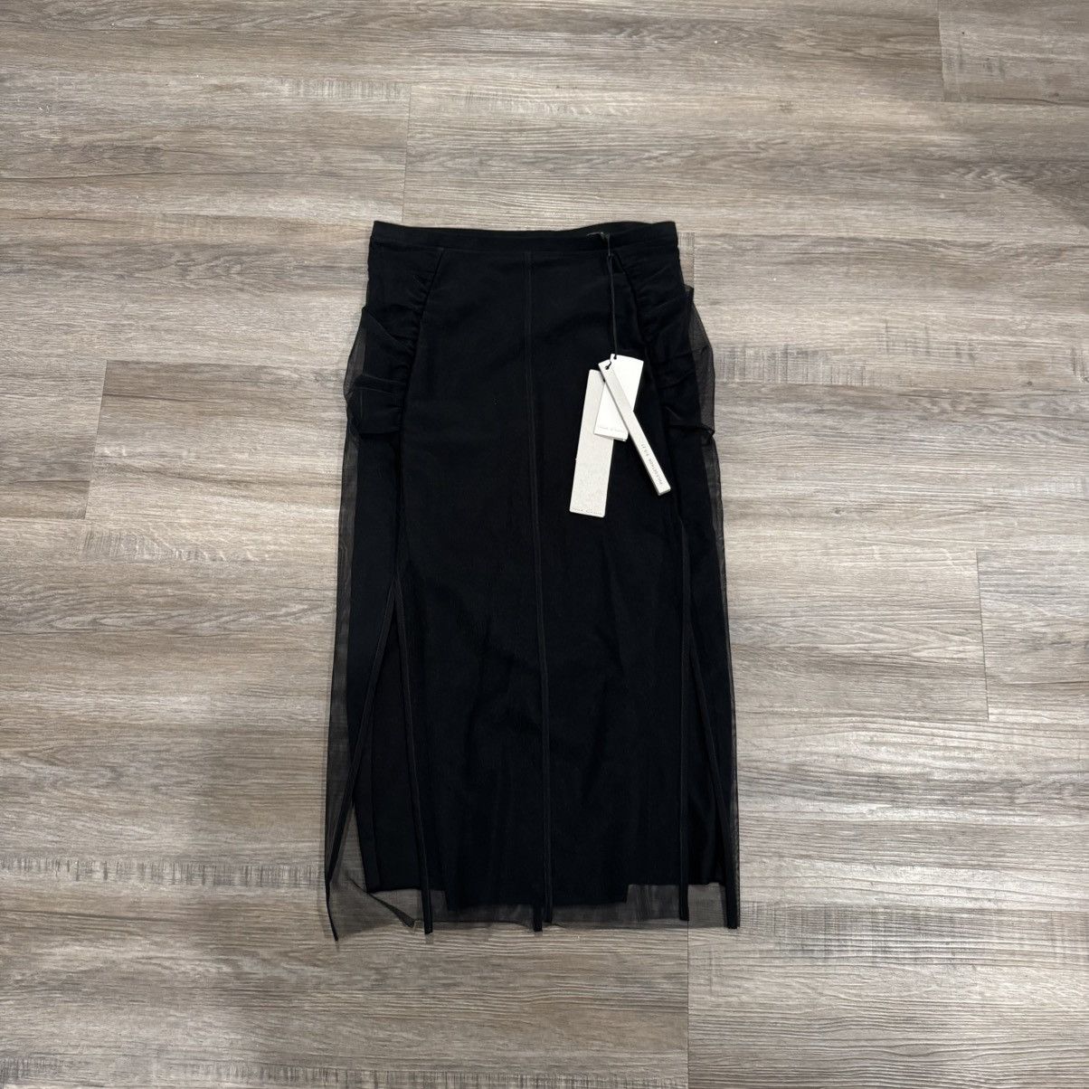 Rick Owens Rick Owens Collage Knee Length Skirt Tulle in Black Size 28" / US 6 / IT 42 - 2 Thumbnail