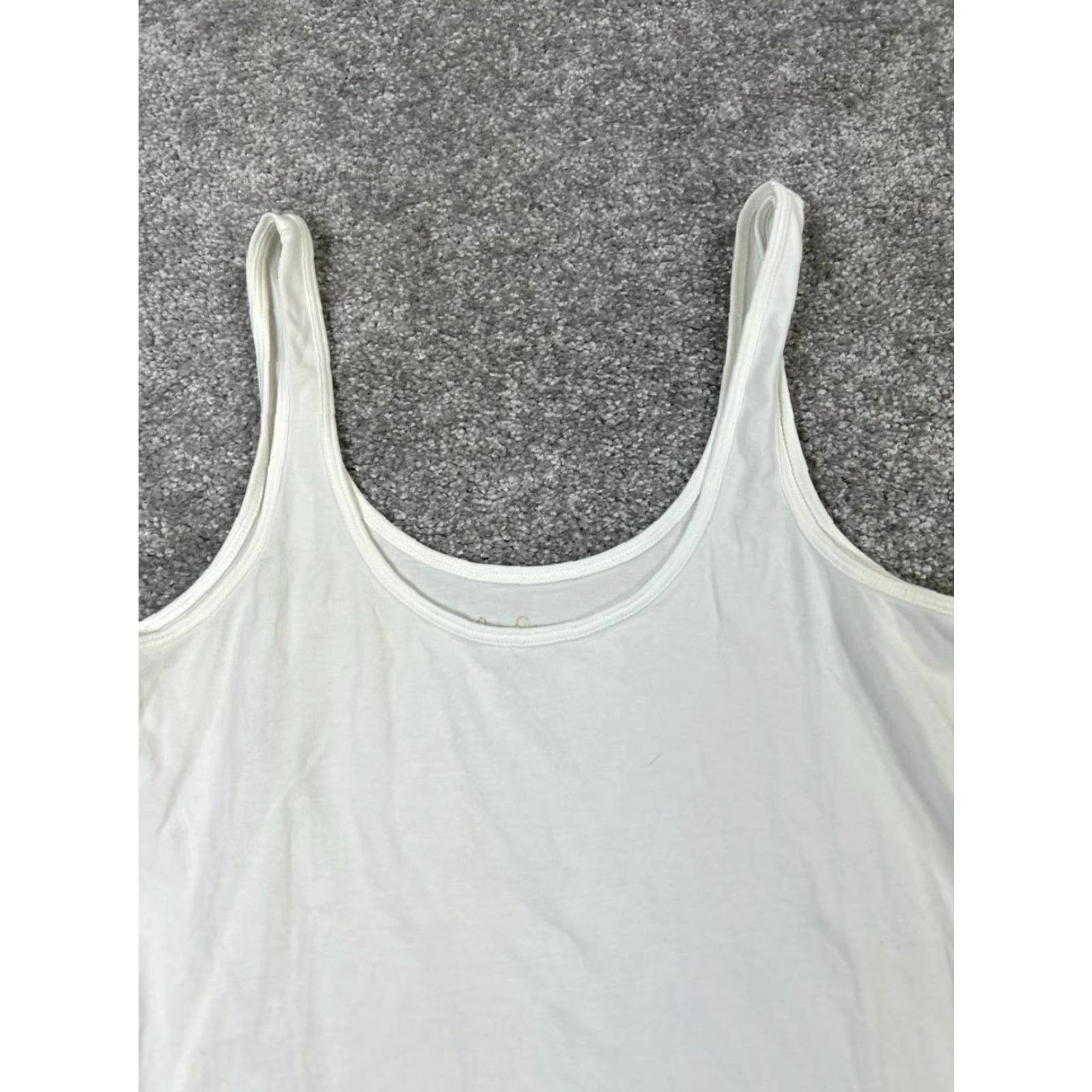 Lilly Pulitzer Lilly Pulitzer Shirt Womens Medium White Cotton Tank Top Size M / US 6-8 / IT 42-44 - 2 Thumbnail