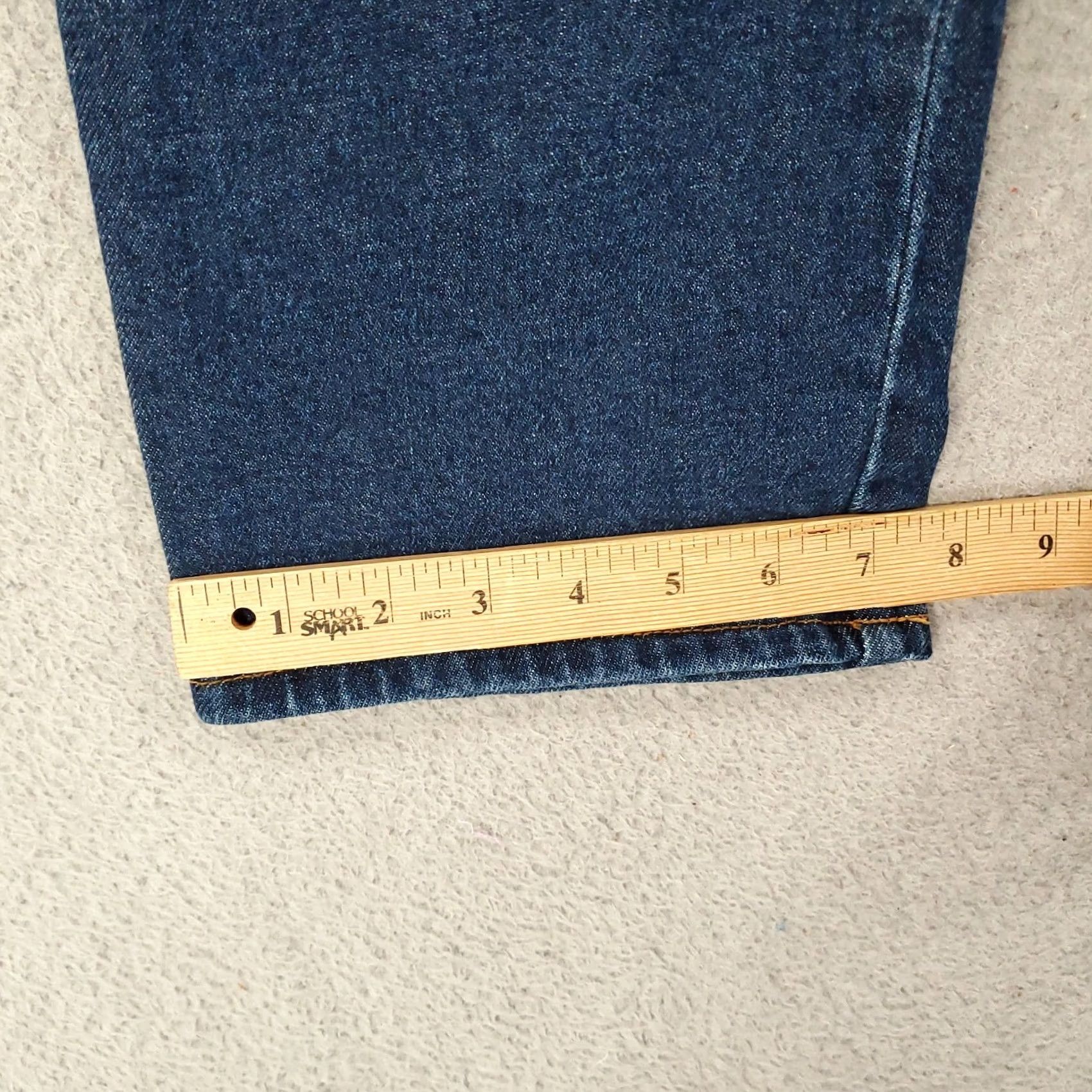 Talbots Talbots Slim Straight Ankle Jeans Womens Size 16 Dark Blue Wash Slimming Stretch Denim 5-Pocket Inseam 27in Size 38" / US 16 / IT 52 - 5 Thumbnail