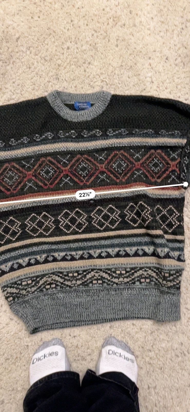 Vintage Vintage Cambridge Classics Korean Knit chunky sweater Size US L / EU 52-54 / 3 - 3 Thumbnail