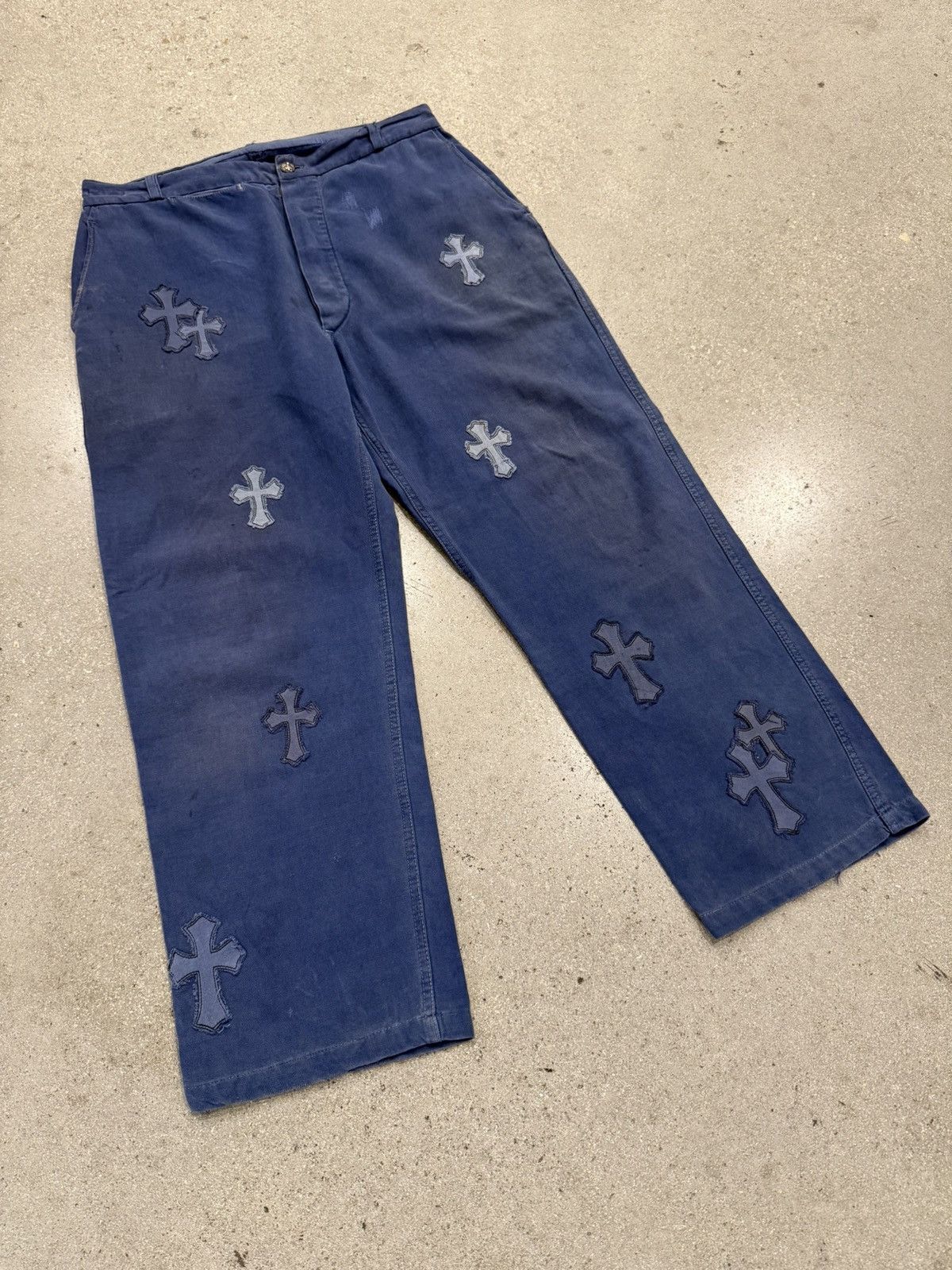 Chrome Hearts Chrome Hearts Cross Patch French Work Wear Pants Size US 36 / EU 52 - 3 Thumbnail