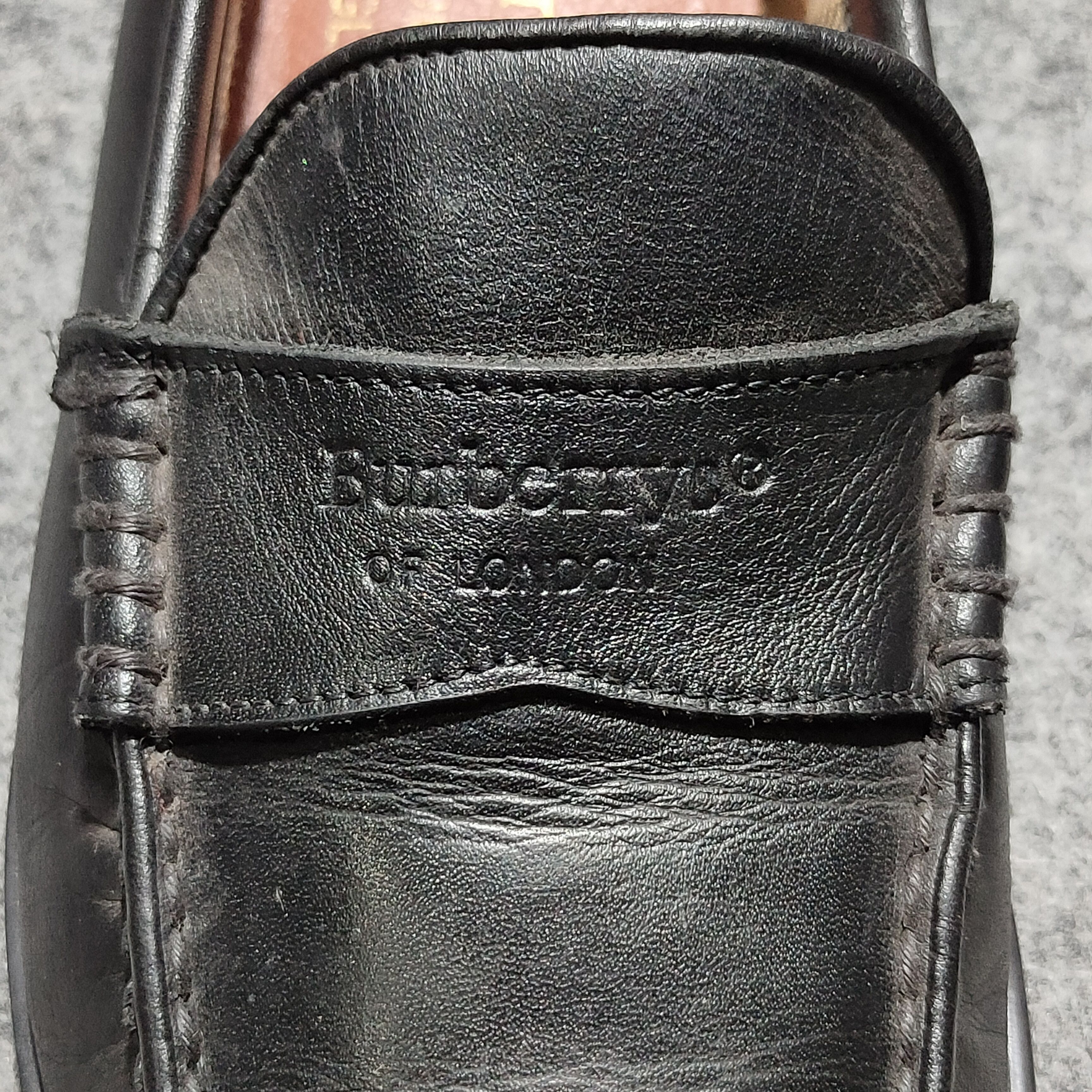 Burberry 🔥Vintge BURBERRYS OF LONDON Loafers Black Shoes Size US 5 / EU 37 - 5 Thumbnail