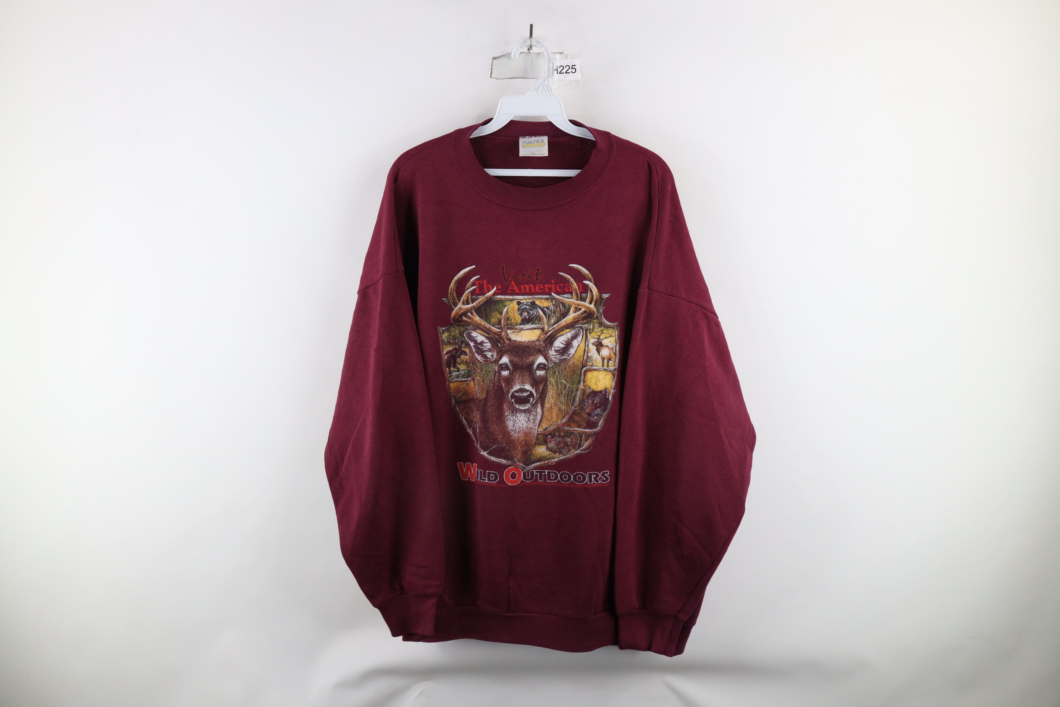 Vintage Vintage 90s Streetwear Outdoors Deer Buck Sweatshirt USA Size US XXL / EU 58 / 5 - 1 Thumbnail