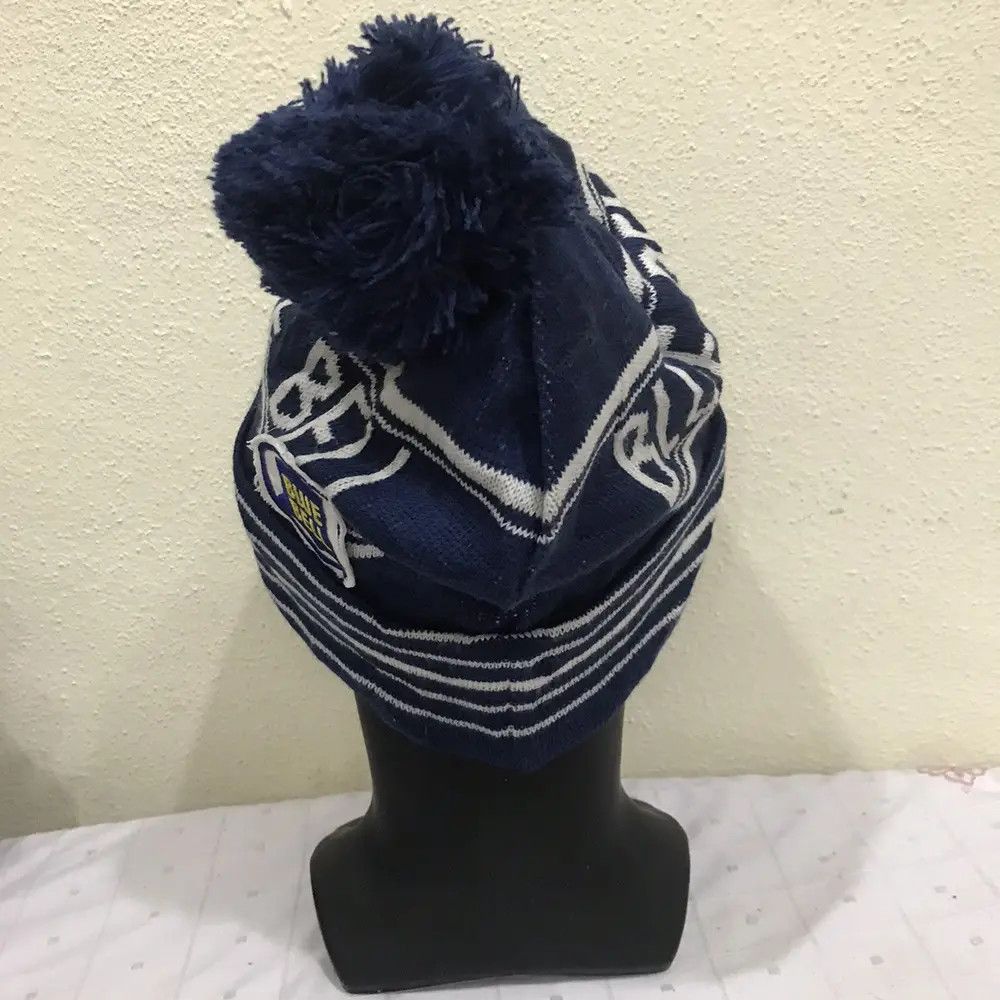Vintage × Wrangler Wrangler Blue Bell Bobble Beanie Hat Size ONE SIZE - 5 Thumbnail