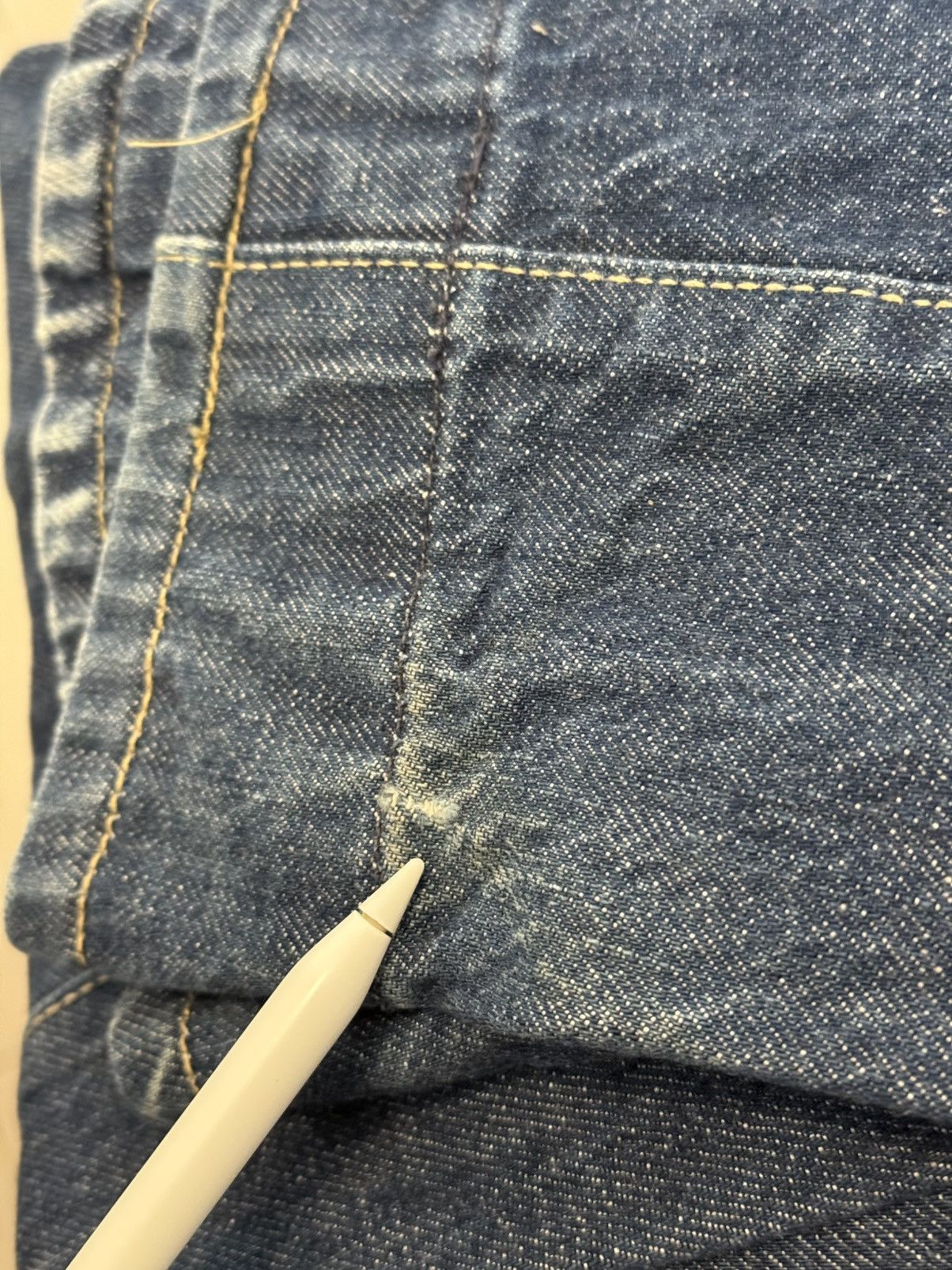 Levi's Levi’s Engineered Navy Baggy Flared Twisted Denim Jeans Y2K Size US 30 / EU 46 - 9 Thumbnail