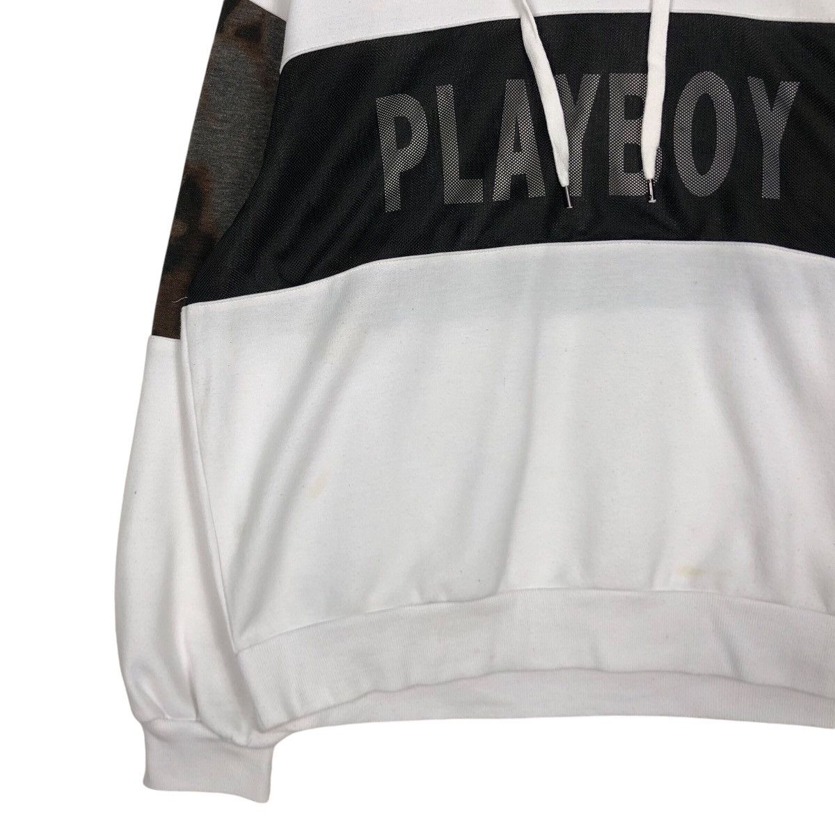 Japanese Brand × Playboy × Vintage Rare Playboy Sweatshirt Hoodie Net Logo Streetwear Large Size US L / EU 52-54 / 3 - 3 Thumbnail