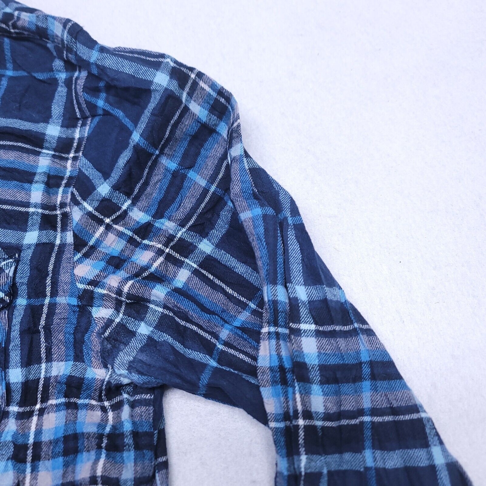 Weatherproof Weatherproof Tartan Flannel Shirt Mens Size Large L Blue Red Size US L / EU 52-54 / 3 - 5 Thumbnail