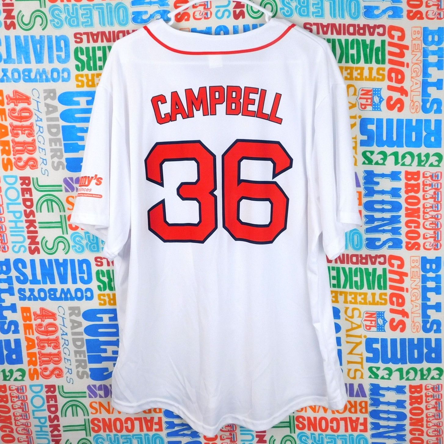 MLB Worcester Red Sox Kristian Campbell Jersey Size XL Promo Size US XL / EU 56 / 4 - 2 Thumbnail