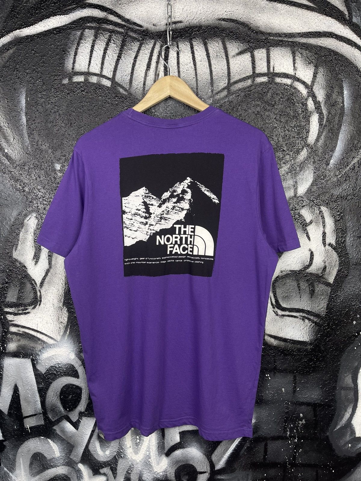 The North Face The North Face Purple T-Shirt Big Logo Size L Size US L / EU 52-54 / 3 - 4 Thumbnail