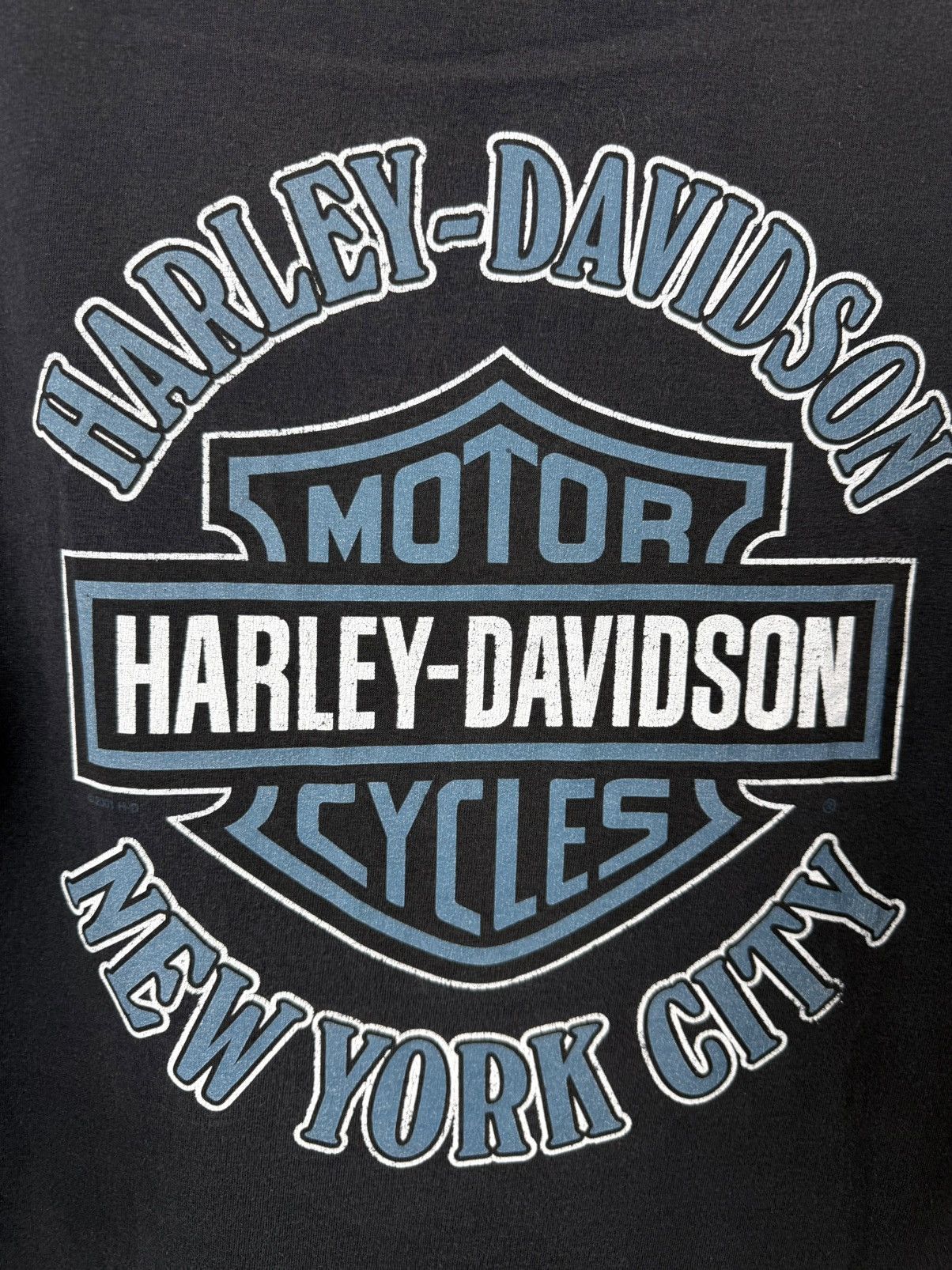Harley Davidson Vintage 2001 Harley Davidson New York T Shirt Size US L / EU 52-54 / 3 - 6 Thumbnail