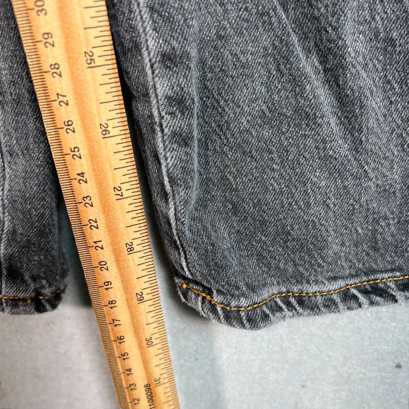 Urban Outfitters VINTAGE BDG Urban Outfitters A-Wide High Rise Straight Leg Jeans Women 25 Gray Denim Jeans Size 42" / US 20 - 7 Thumbnail