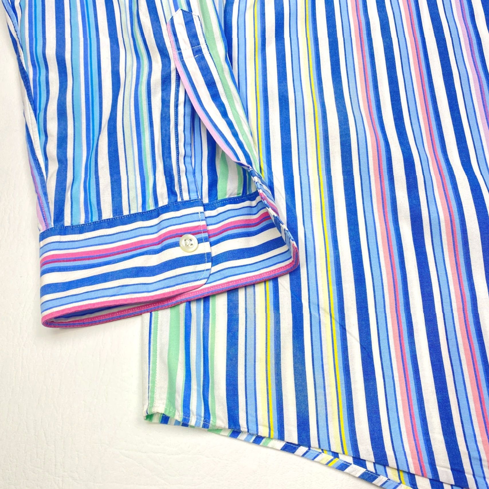 Polo Ralph Lauren Polo Ralph Lauren Westerton Shirt Men's 2XL Striped Long Sleeve Button Up 7884 Size US XXL / EU 58 / 5 - 3 Thumbnail