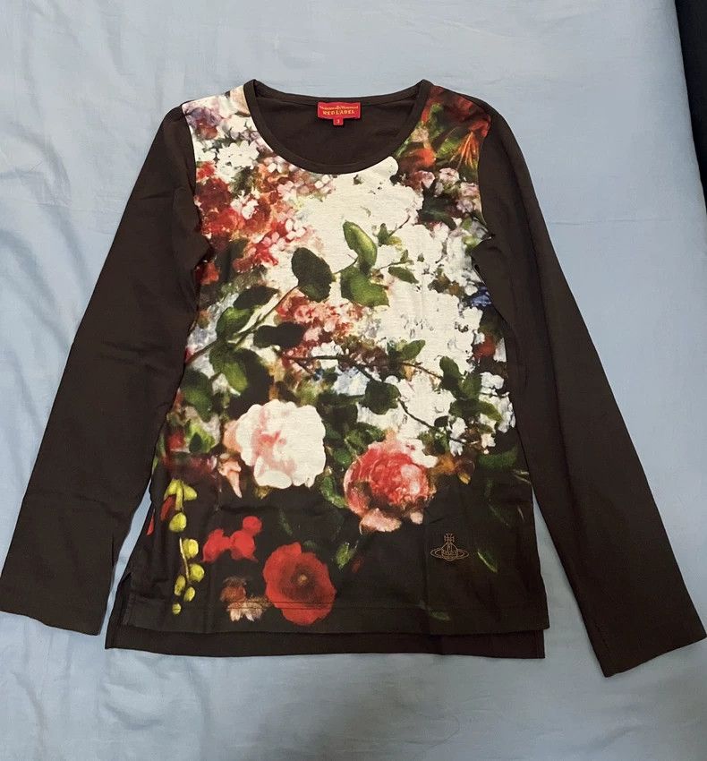 Vivienne Westwood Vivienne Westwood Vintage Floral Long-Sleeve Top - dmc Size US M / EU 48-50 / 2 - 1 Thumbnail