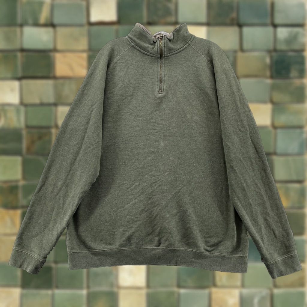 Vintage Red Head Sweater Men Green Large 1/4 Zip Pullove Cabincore Outdoor Preppy Travel Size US L / EU 52-54 / 3 - 1 Thumbnail