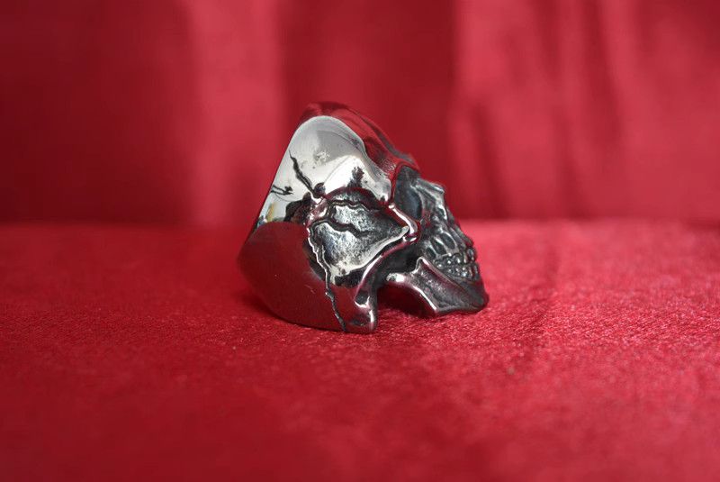 Jewelry Skull Future Jewelry Rings Open Size Chrome Ring (Size 7-13) Size ONE SIZE - 5 Thumbnail