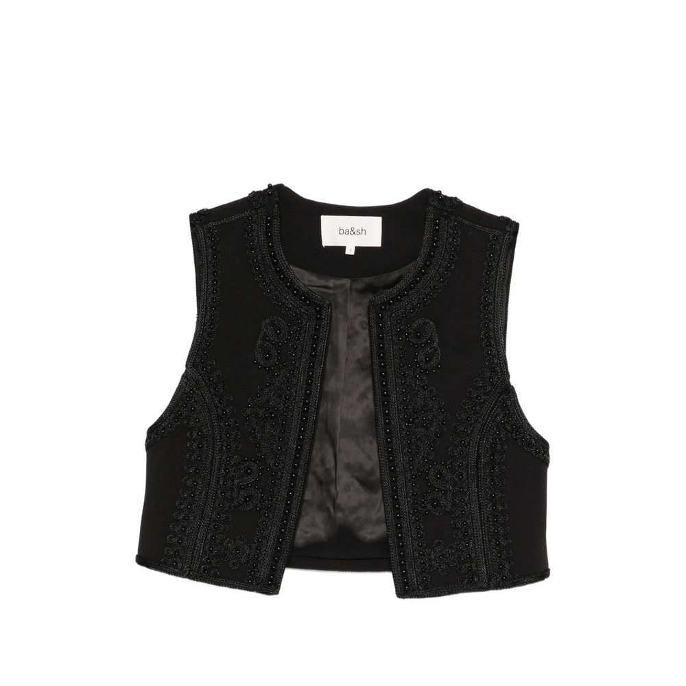 ba&sh Ba&sh BLACK Jackets - Waistcoat & Gilets Size M / US 6-8 / IT 42-44 - 1 Thumbnail