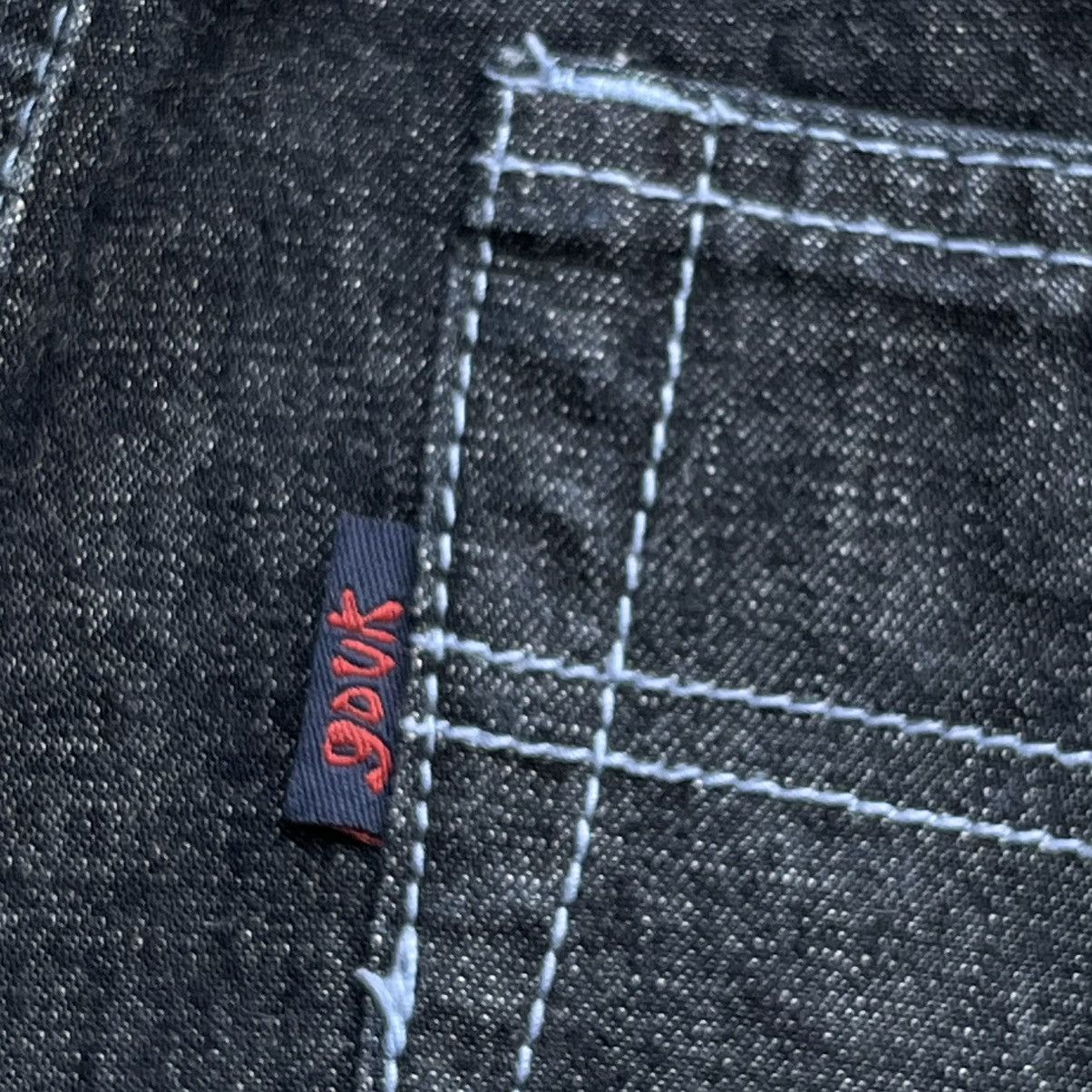 Japanese Brand GOUK CARGO SUKAJAN FLARED DENIM Size 28" / US 6 / IT 42 - 8 Thumbnail