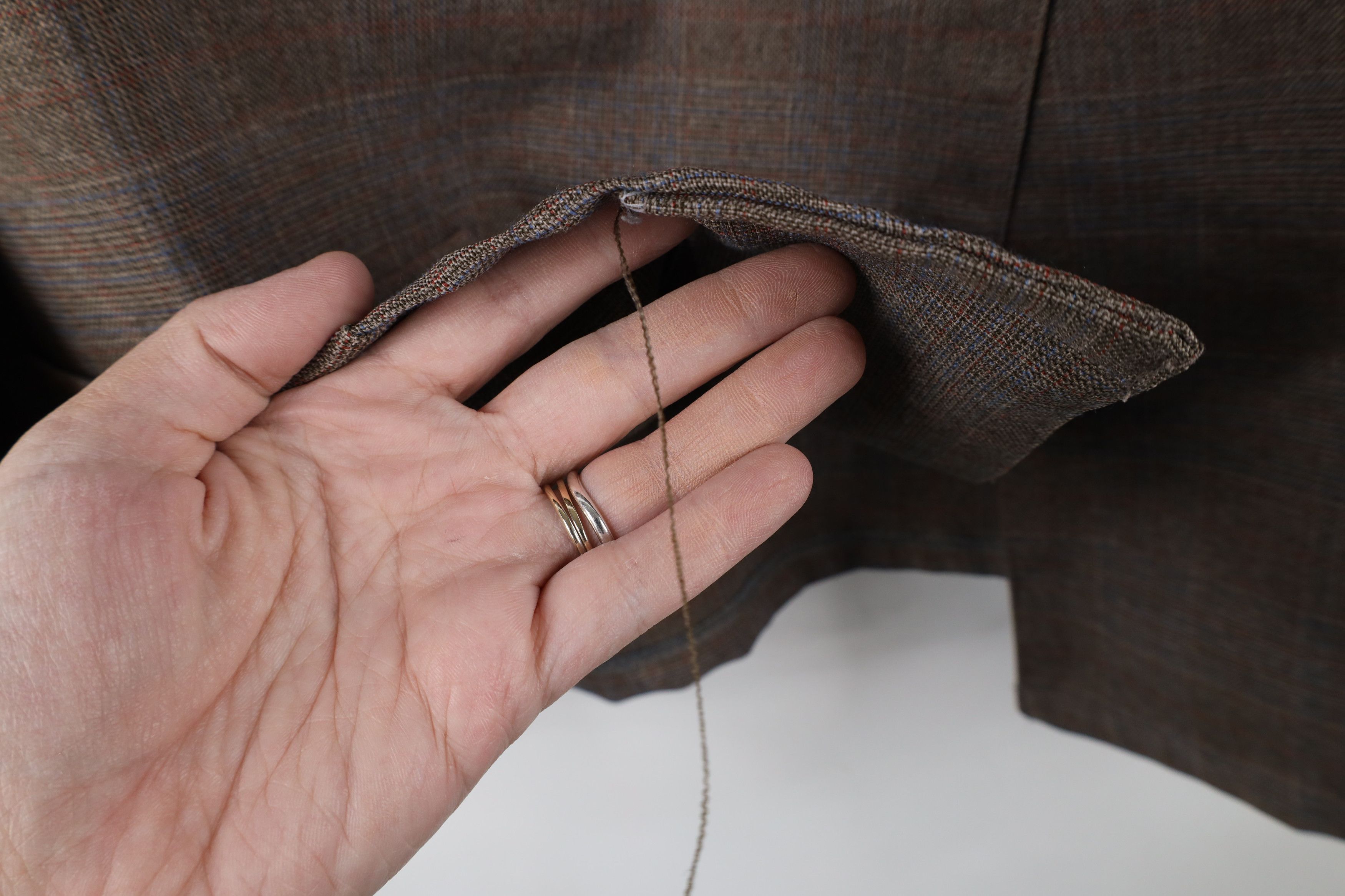 Vintage Vintage 90s Streetwear One Button Blazer Jacket Plaid USA Size XXL / US 16-18 / IT 52-54 - 6 Thumbnail