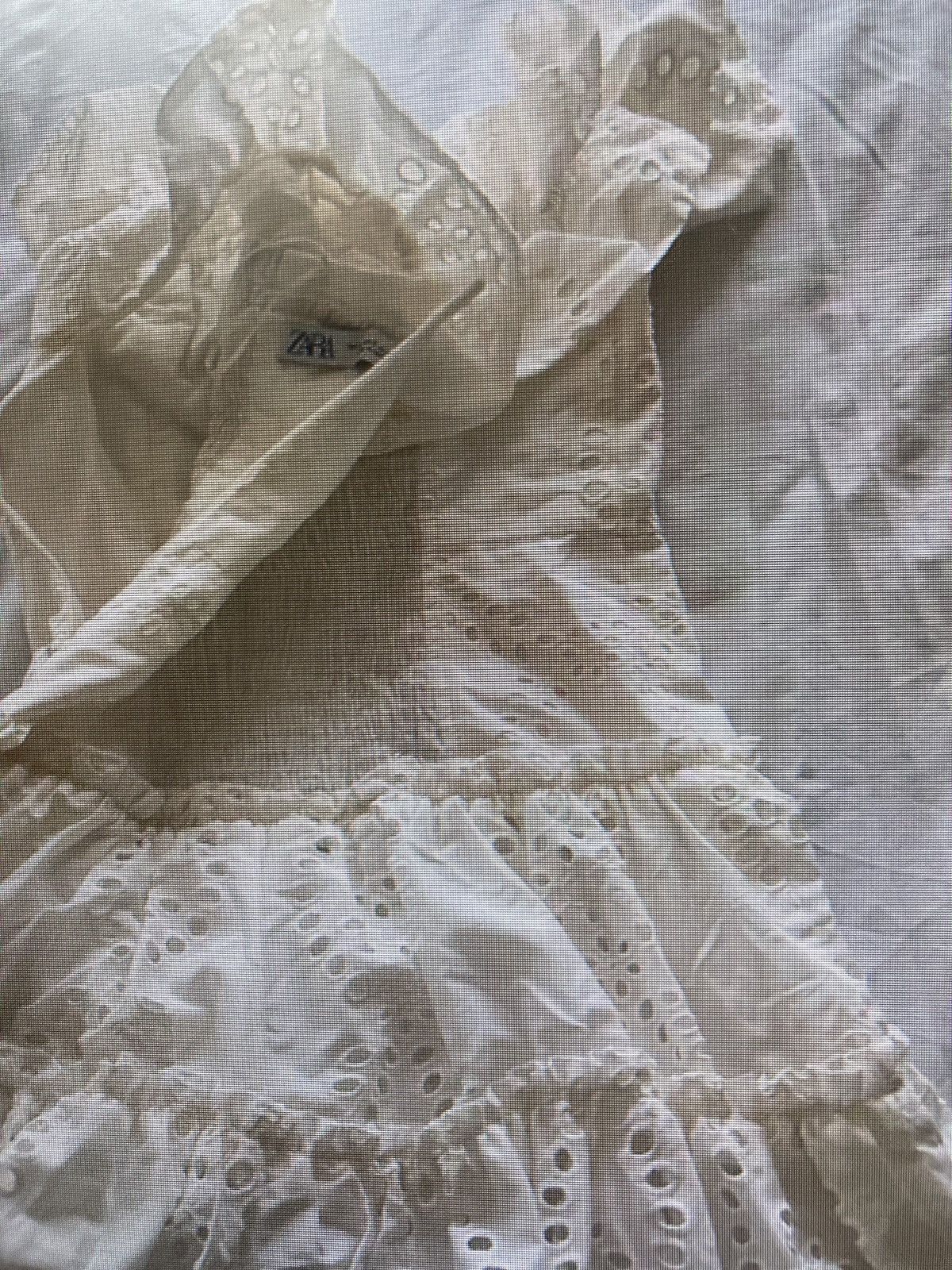 Zara Zara White Frilly Dress Size S / US 4 / IT 40 - 2 Thumbnail