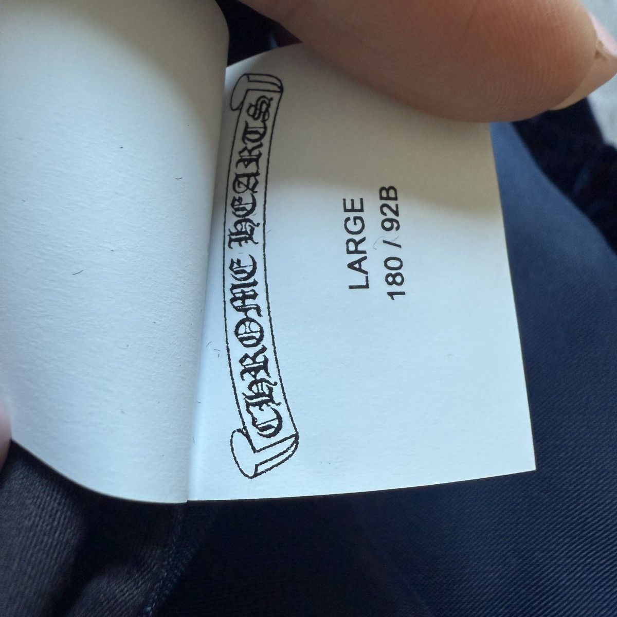 Chrome Hearts Chrome Hearts So it goes Navy Track pant Size L Size US 32 / EU 48 - 10 Thumbnail