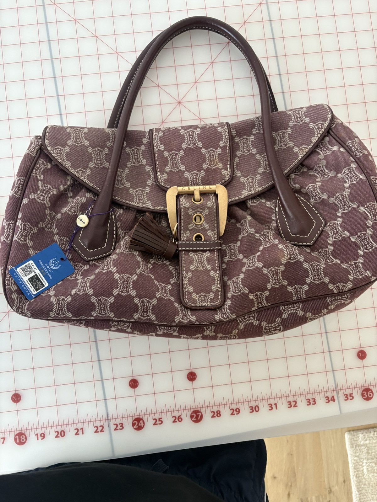 Celine Purple vintage Celine shoulder bag Size ONE SIZE - 1 Thumbnail