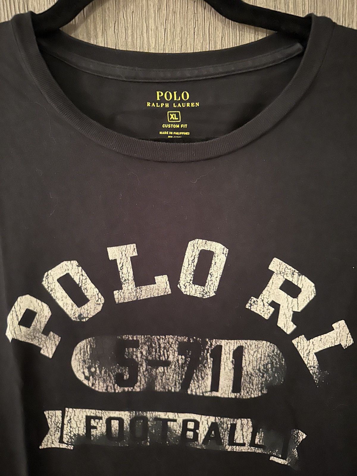 Polo Ralph Lauren Polo Ralph Lauren Football T-shirt Size US XL / EU 56 / 4 - 1 Thumbnail
