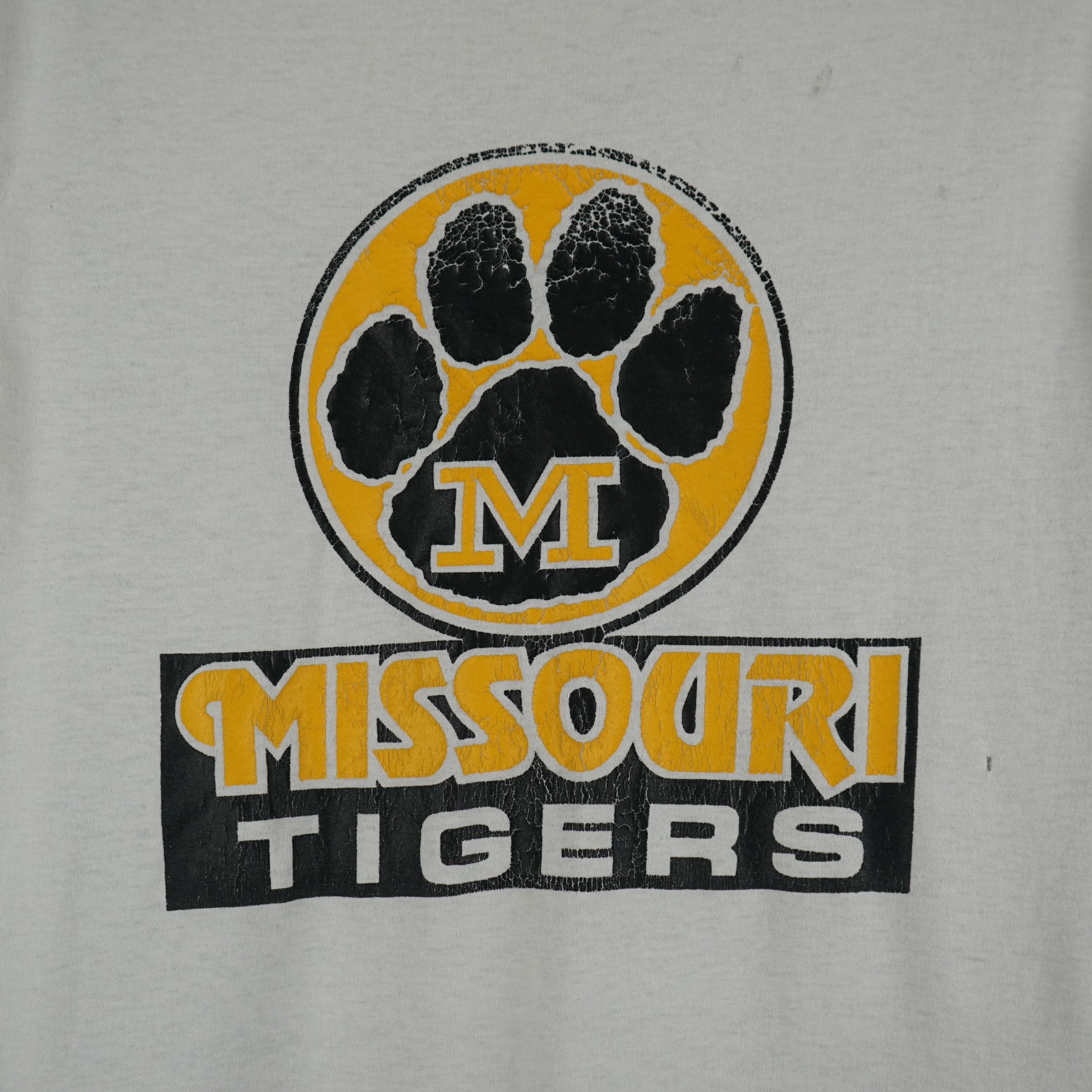 NFL × Vintage Vintage 1980s Missouri Tigers Team T-Shirt Size US M / EU 48-50 / 2 - 2 Thumbnail
