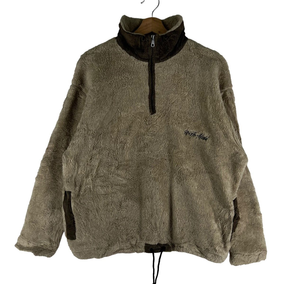 Japanese Brand × Vintage 🔥VINTAGE FLEECE JACKET PULL OVER SPORTS MIELD ITALY Size US M / EU 48-50 / 2 - 2 Thumbnail