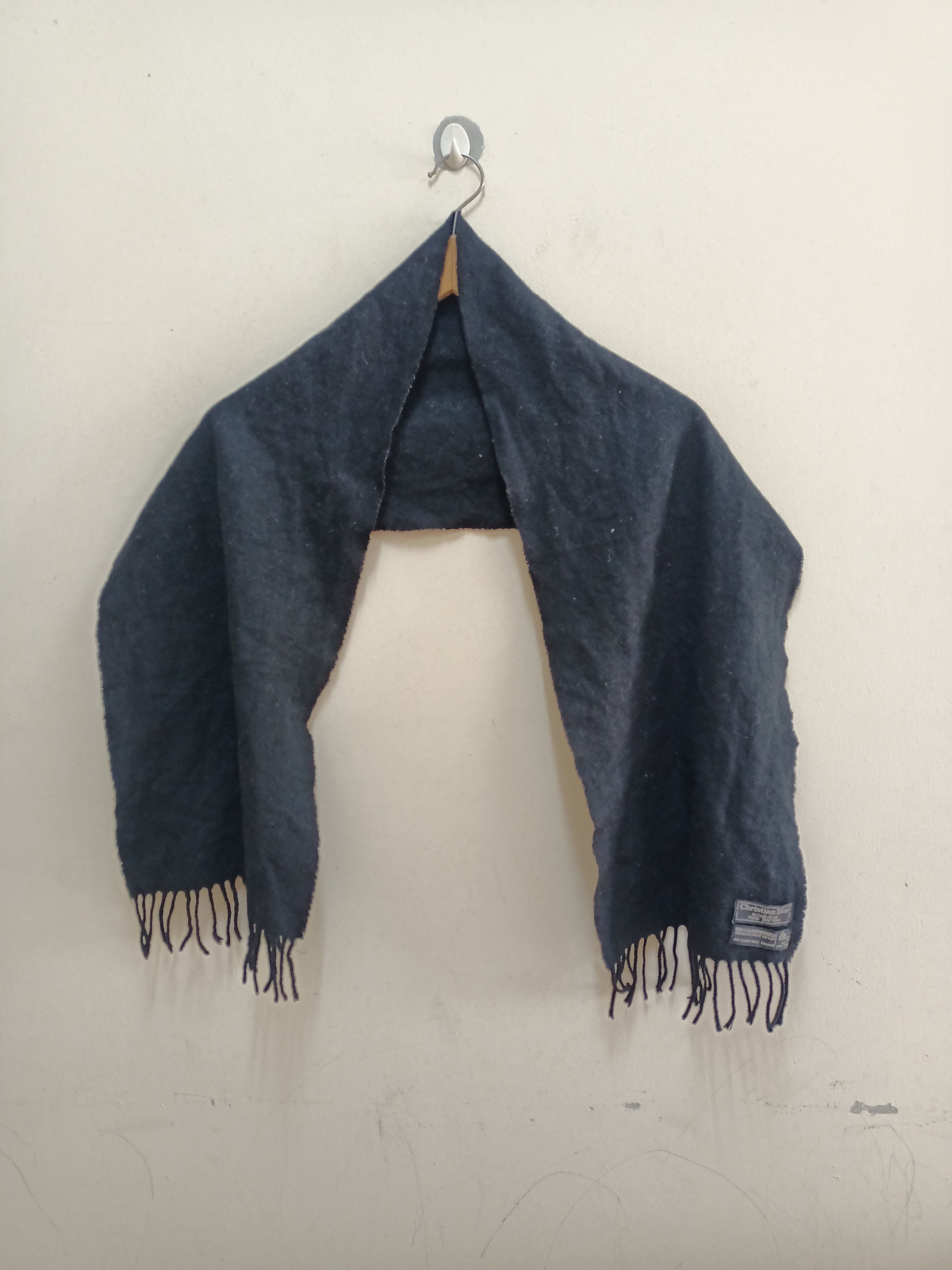 Dior × Hedi Slimane S/S 2005 Runway Fringe Scarf (SS05, Homme
