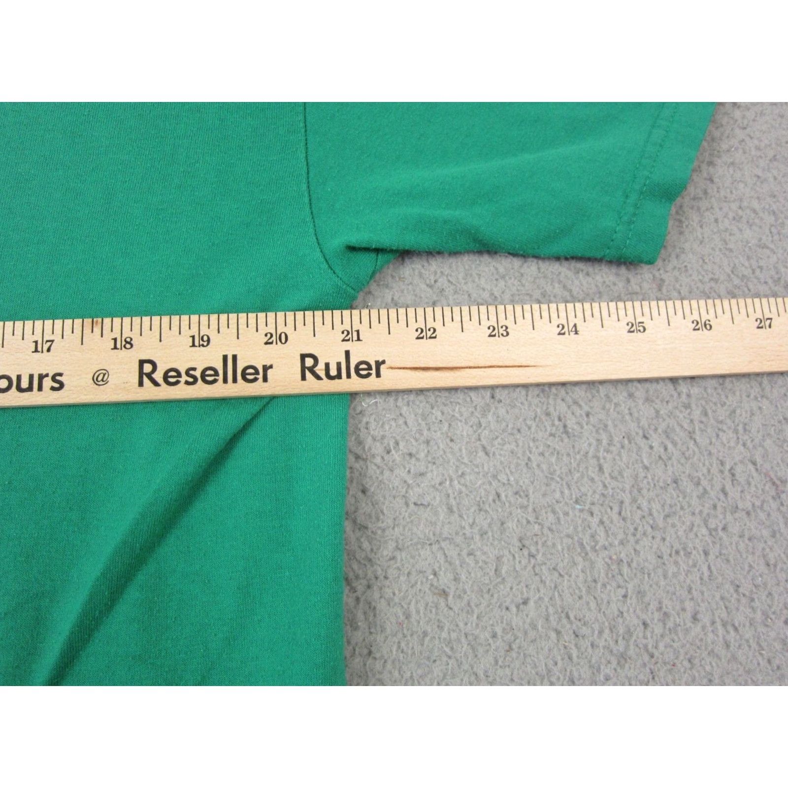 Hanes Vintage Hanes Shirt Adult Large Green Baseball Summer Little League Made in USA Size US L / EU 52-54 / 3 - 7 Thumbnail