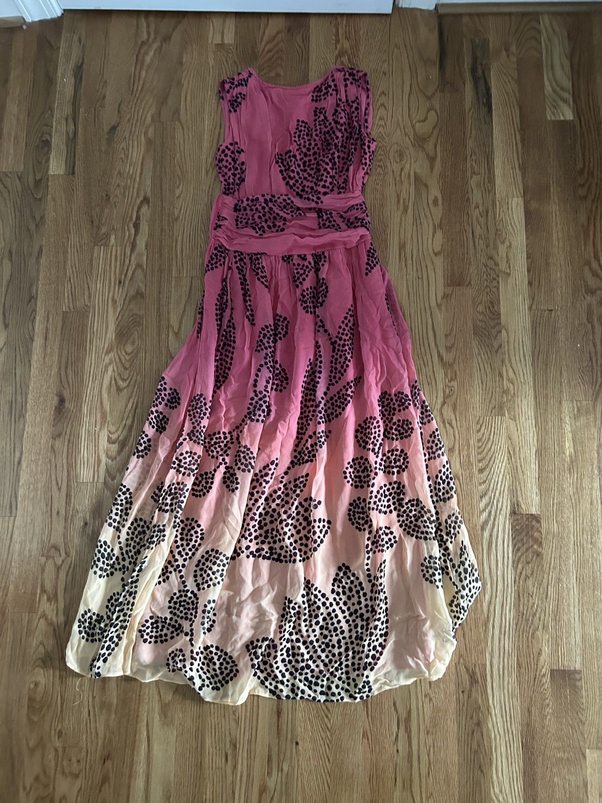 Anthropologie Pink Sunset Dress Size XXS / US 00 / IT 34 - 2 Thumbnail