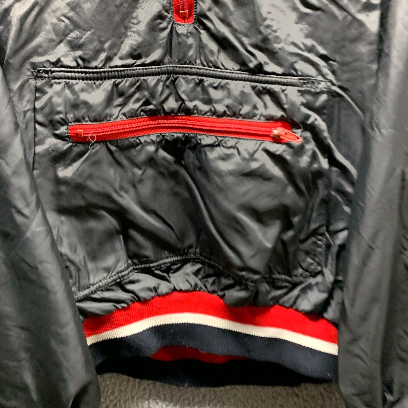 Vintage VINTAGE Van Ginkels Hoodie Jacket Mens XL Black Satin Bomber Jacket Size US XL / EU 56 / 4 - 4 Thumbnail