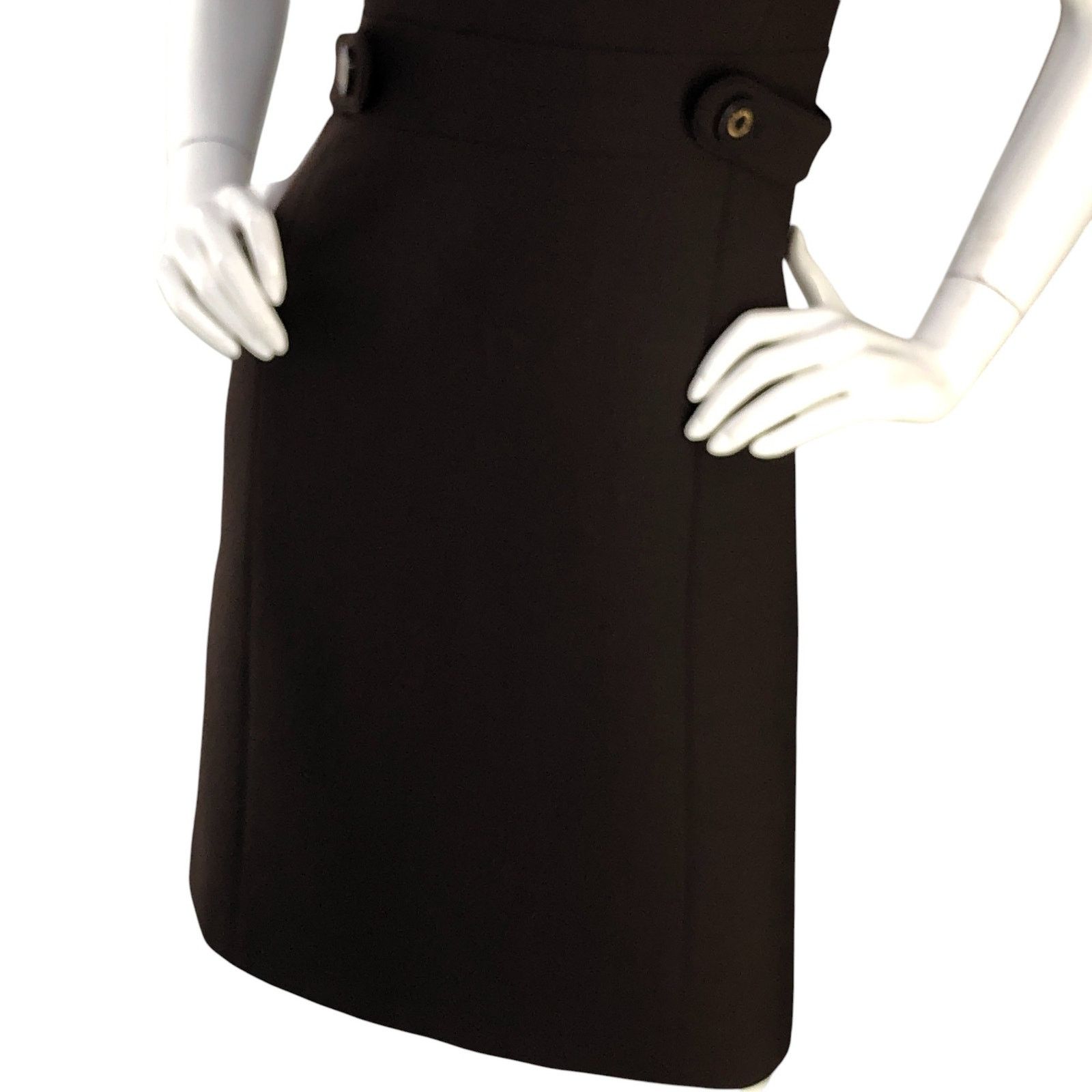 Tory Burch Tory Burch Size 2 Dress Sheath Sleeveless Wool Blend Brown Size XS / US 0-2 / IT 36-38 - 3 Thumbnail