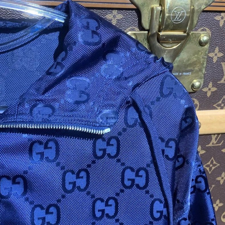 Gucci GUCCI Blue Patterned Jacket for Men-2506 Size US M / EU 48-50 / 2 - 3 Thumbnail