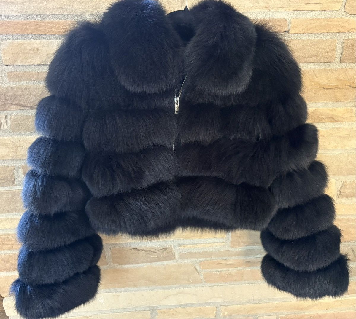 Other Fox Fur Bomber Size XXL / US 16-18 / IT 52-54 - 1 Thumbnail
