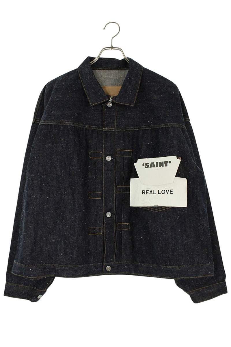 Saint Michael Saint Michael 26SS Denim Jacket Blue Size 52 Size US XL / EU 56 / 4 - 1 Thumbnail