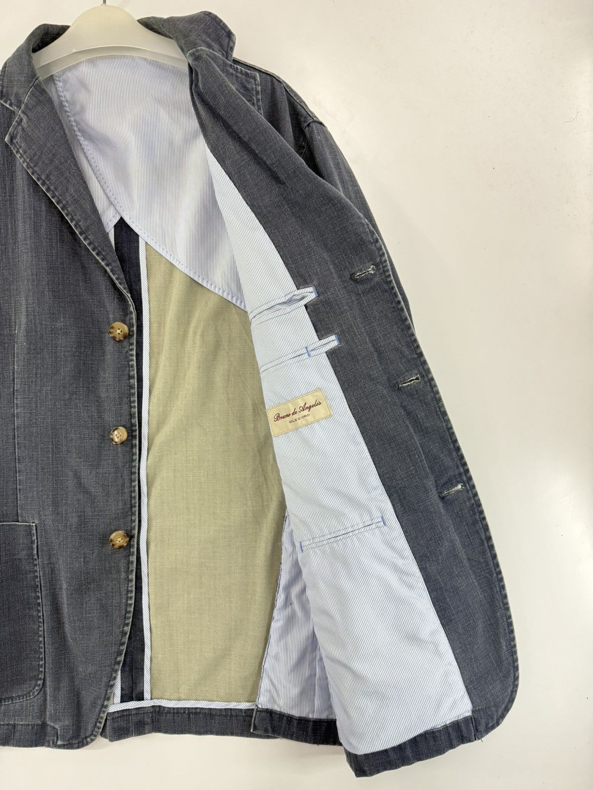 Vintage 🔥 Vintage Denim Bruno De Angelis Amekaji Chore Jacket - L Size US M / EU 48-50 / 2 - 8 Thumbnail