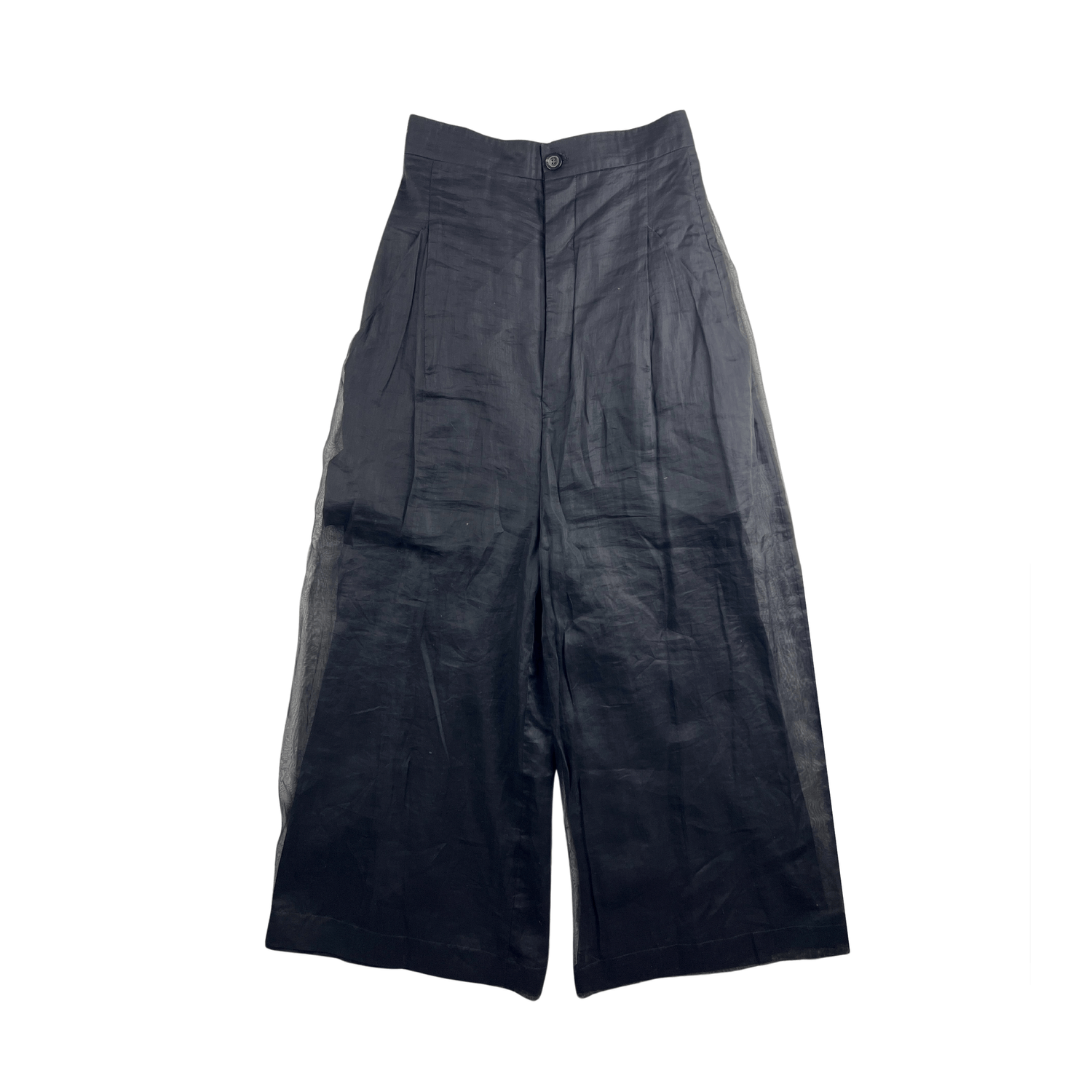 Rick Owens Rick Owens SS18 Dirt Double Layered Wide Pants Size US 32 / EU 48 - 2 Thumbnail