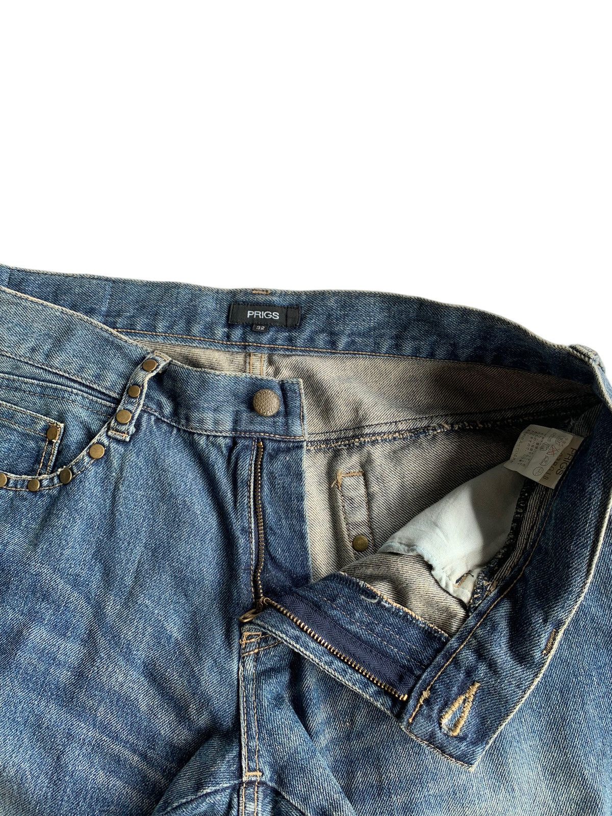 If Six Was Nine × Japanese Brand × Le Grande Bleu (L.G.B.) Punk Style Prigs snake Design Low Rise Distressed Denim☠️☠️ Size US 31 - 11 Thumbnail