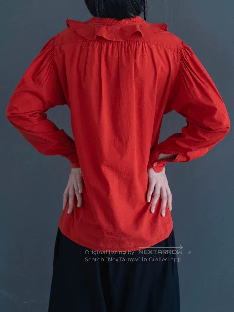 Kenzo Kenzo Red petal collar shirt Size M / US 6-8 / IT 42-44 - 8 Thumbnail