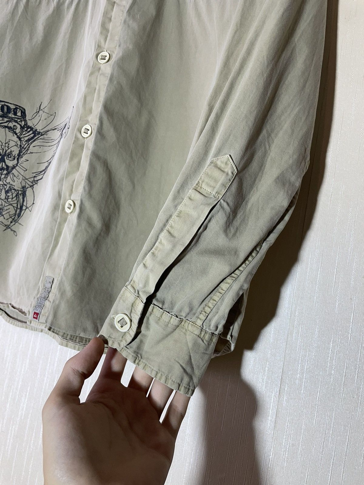 Quiksilver × Vintage Quiksilver military surf style shirt 90s Size US L / EU 52-54 / 3 - 10 Thumbnail