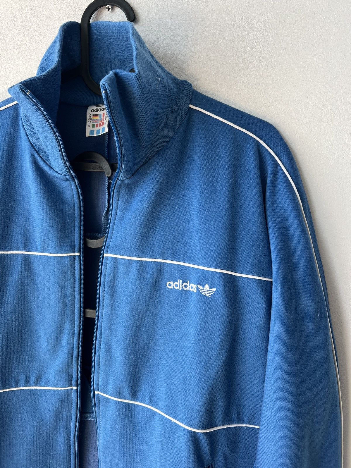 Adidas Vintage Adidas 80s Blue Track Suit Size 52 Made In Austria Size US M / EU 48-50 / 2 - 3 Thumbnail