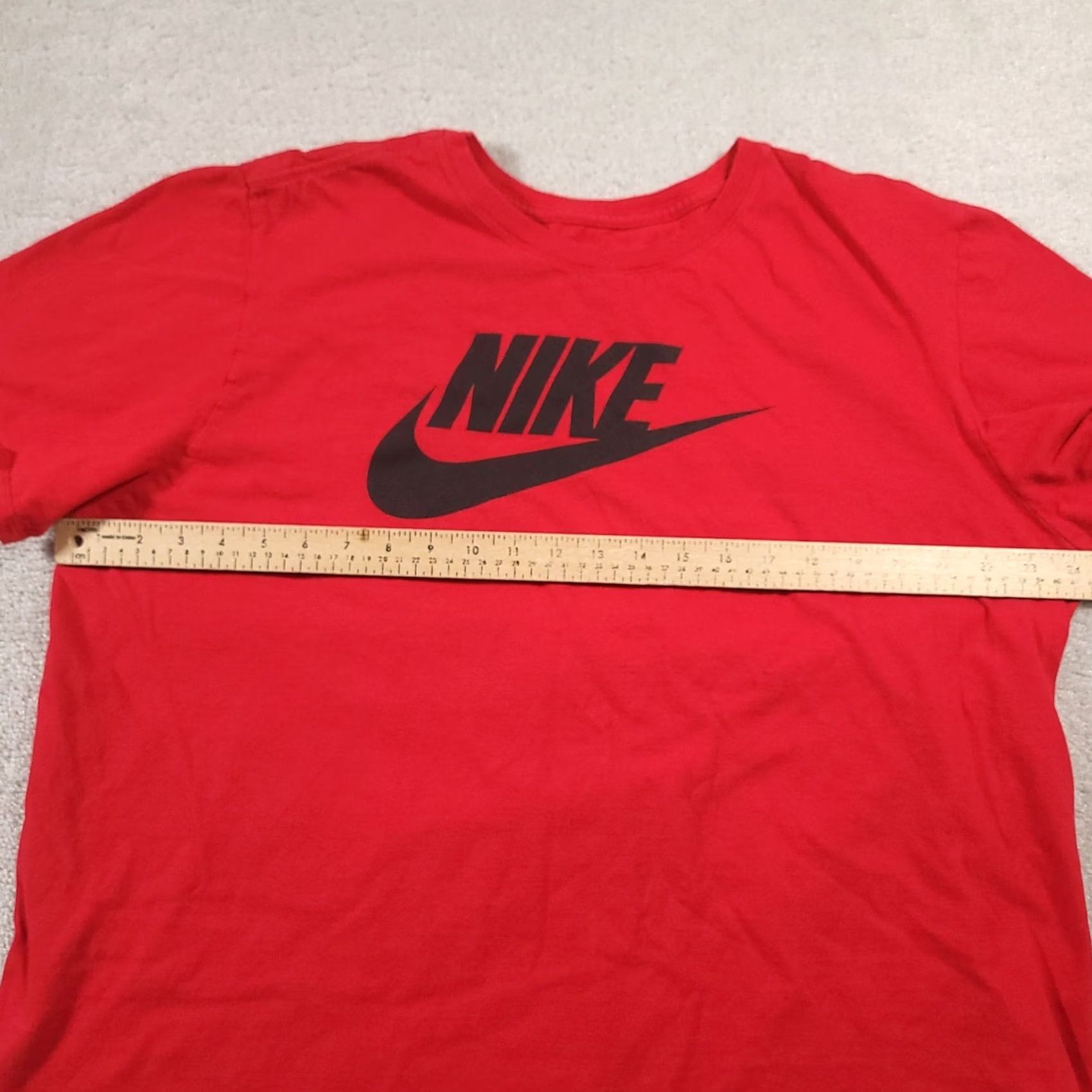 Nike Nike Tee Shirt Mens 2XL Red Athletic Cut Short Sleeve Size US XXL / EU 58 / 5 - 3 Thumbnail