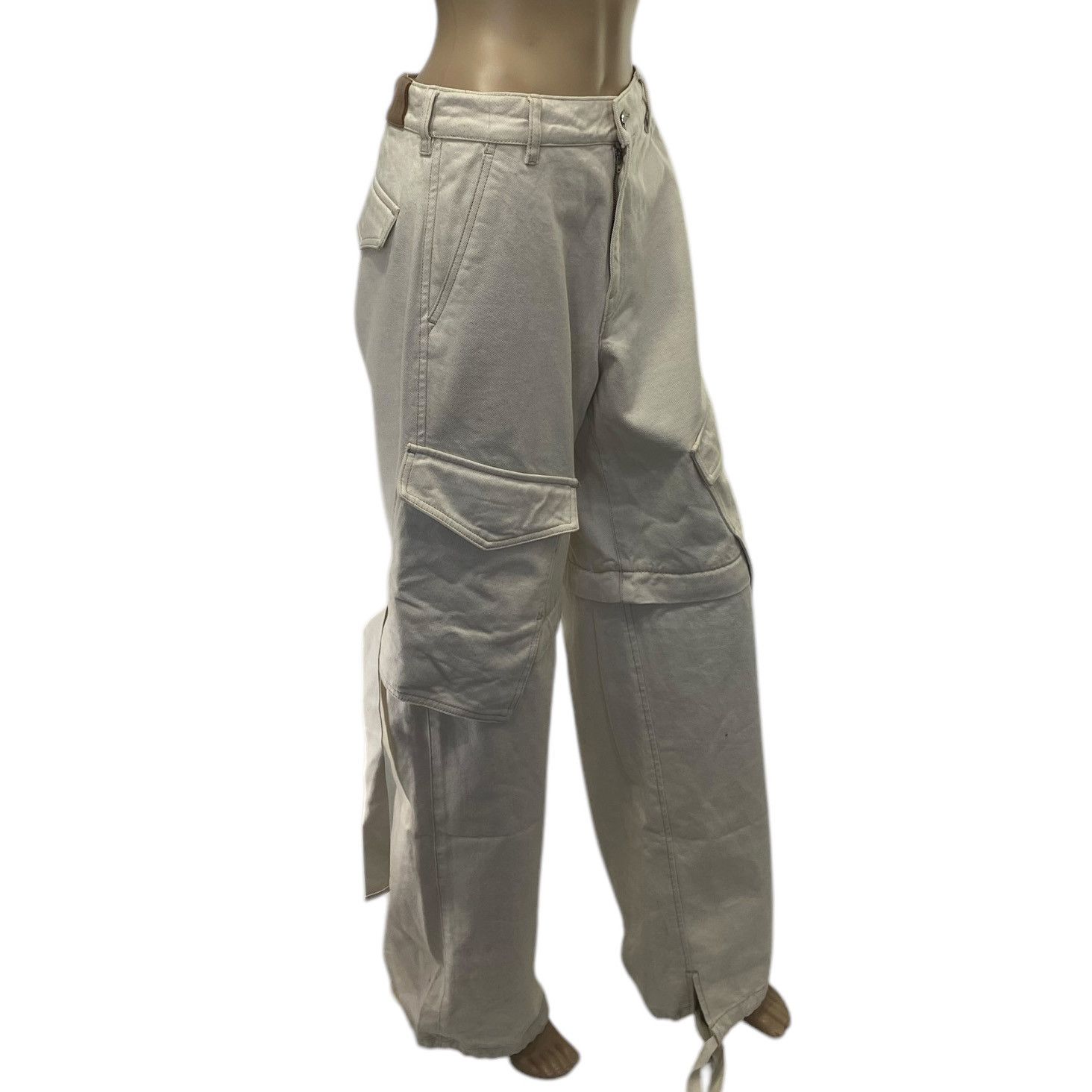 Dion Lee Natural Denim Parachute Jeans Pants Size 29" - 4 Thumbnail