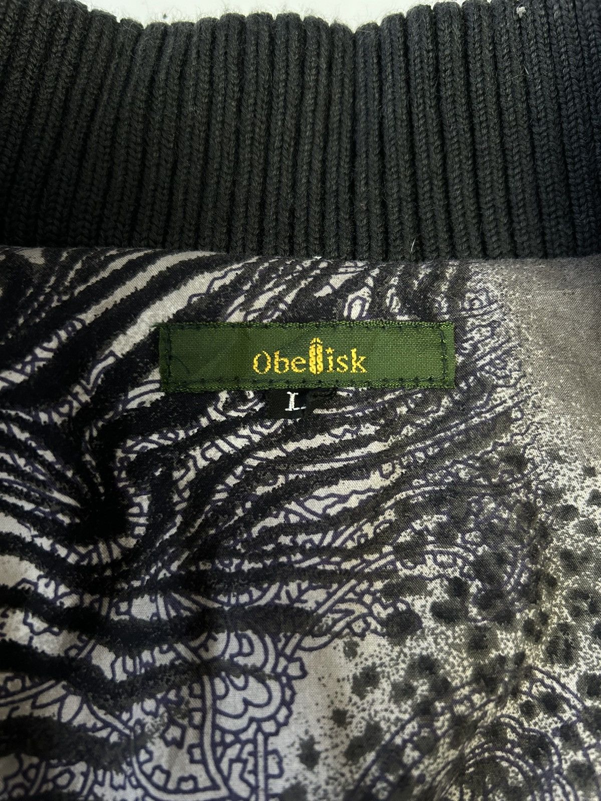 Japanese Brand × Obelisk OBELISK EMBROIDERY BOMBER JACKET Size US L / EU 52-54 / 3 - 5 Thumbnail